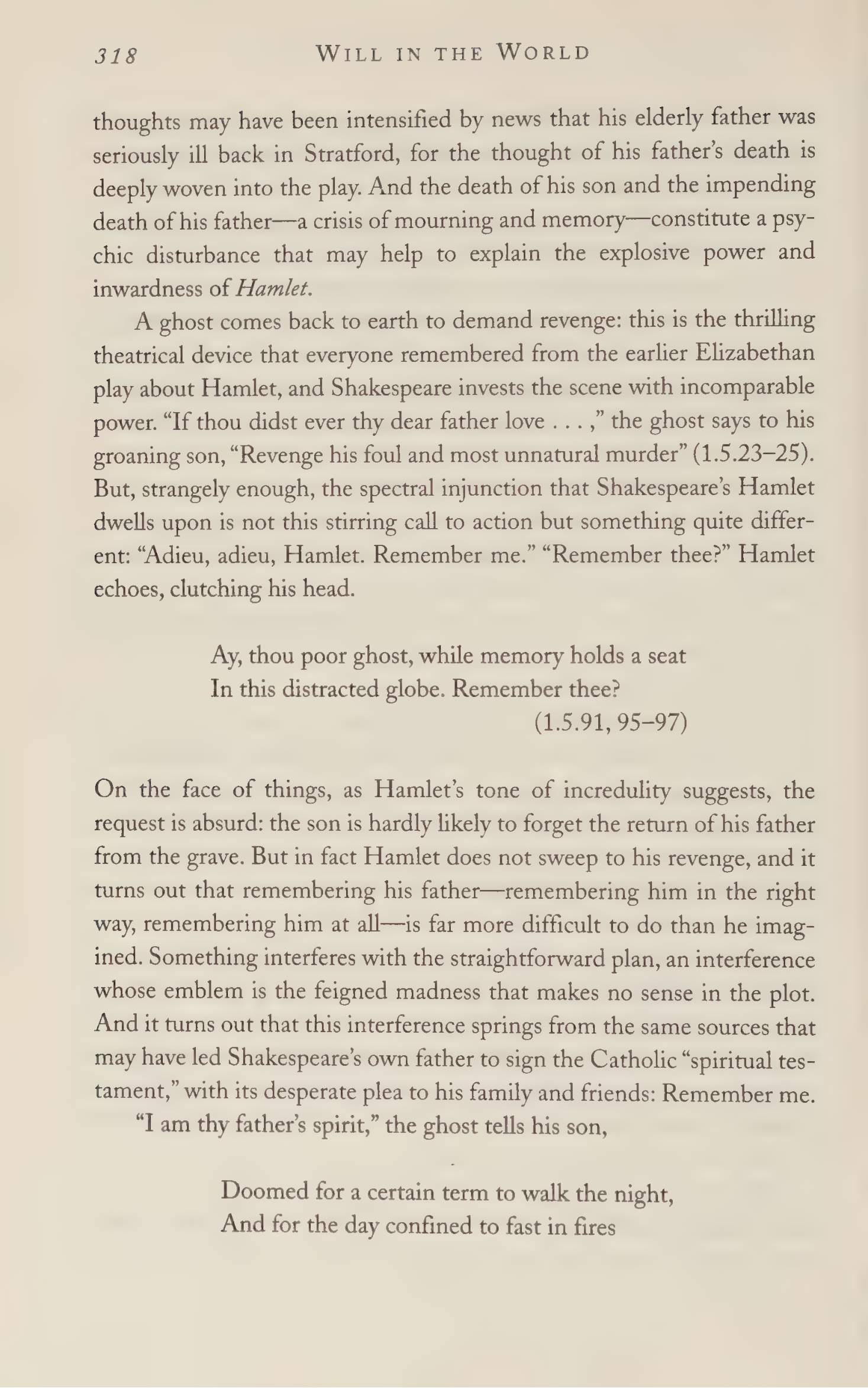 Stephen Greenblatt Will in the World Biography — page 328