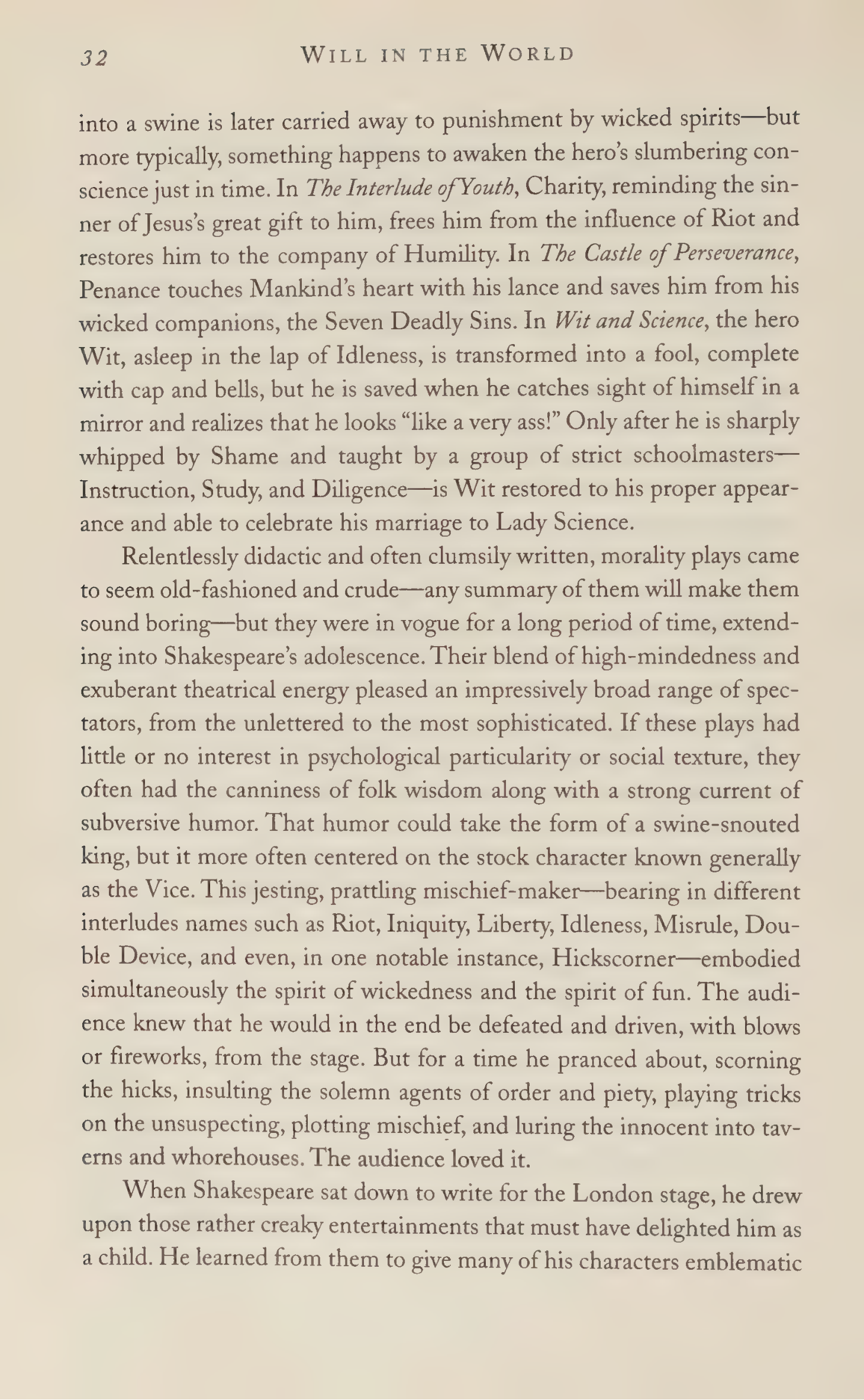 Stephen Greenblatt Will in the World Biography — page 34