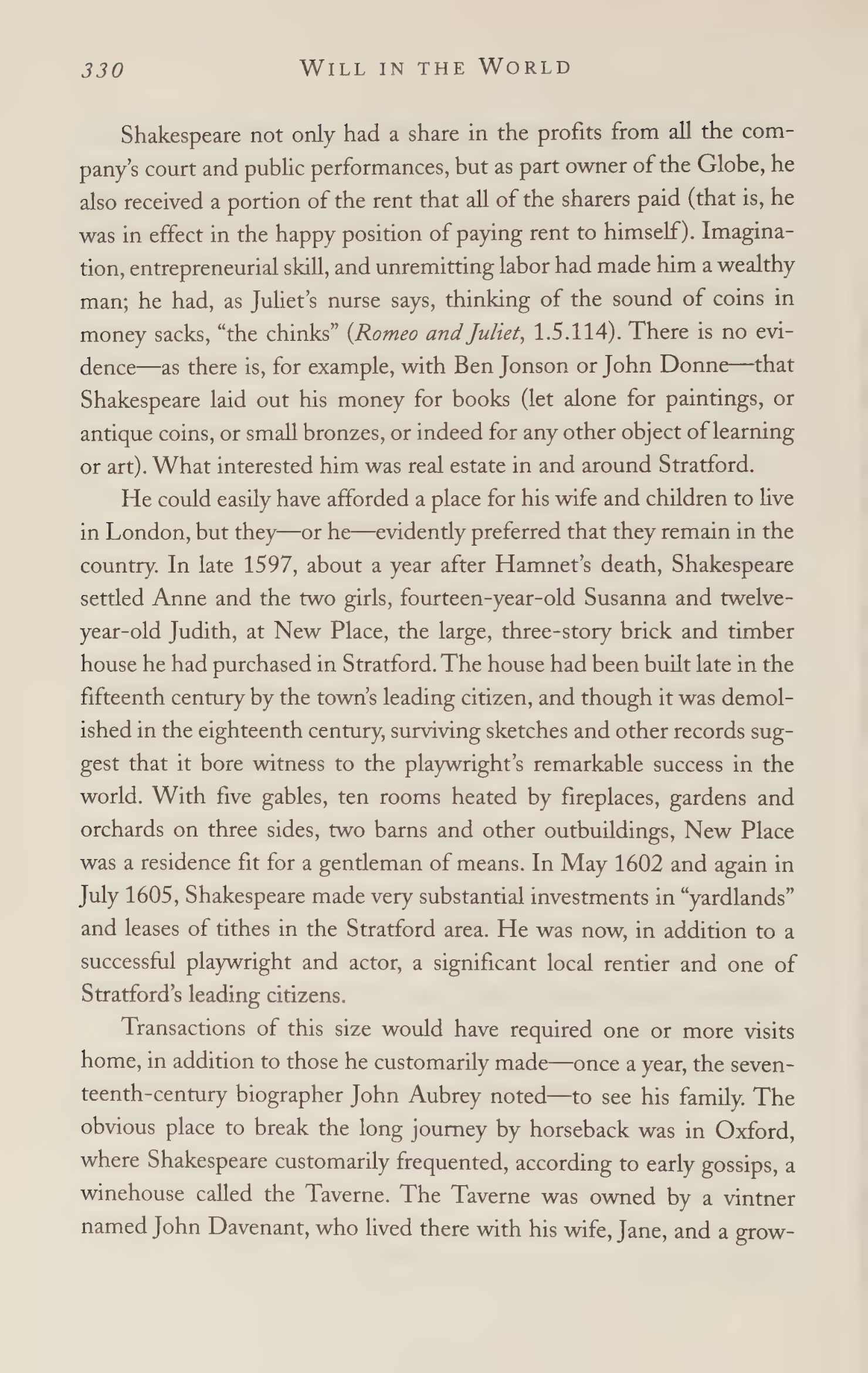 Stephen Greenblatt Will in the World Biography — page 348