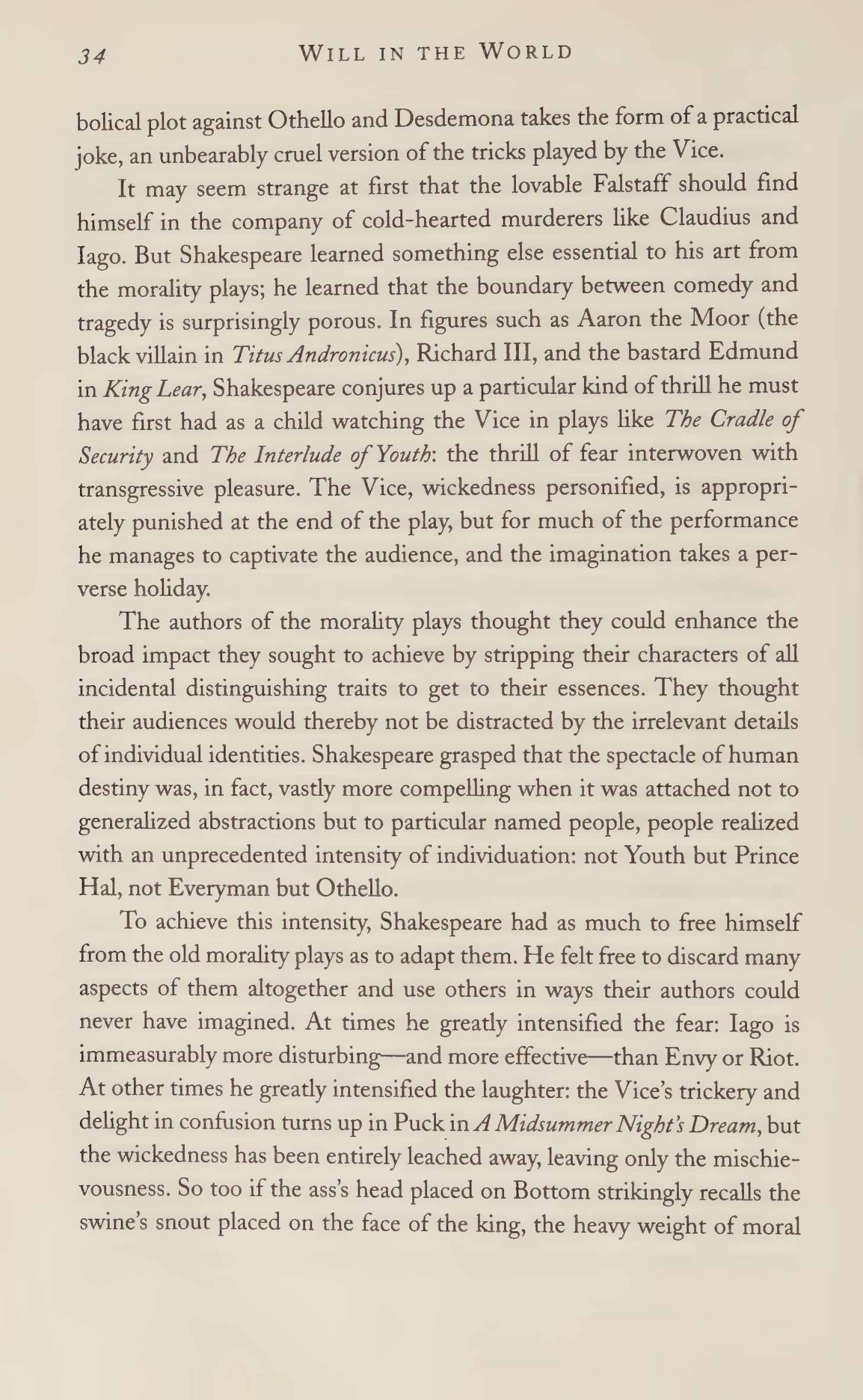 Stephen Greenblatt Will in the World Biography — page 36