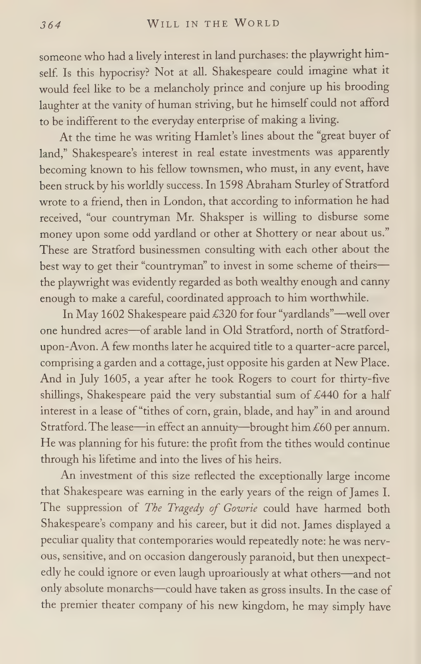Stephen Greenblatt Will in the World Biography — page 382