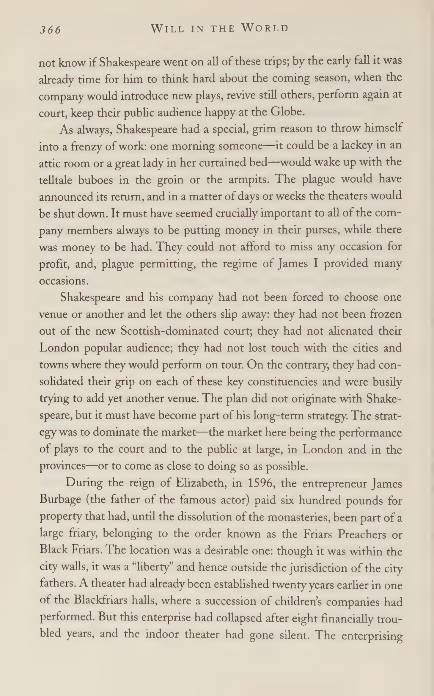 Stephen Greenblatt Will in the World Biography — page 384
