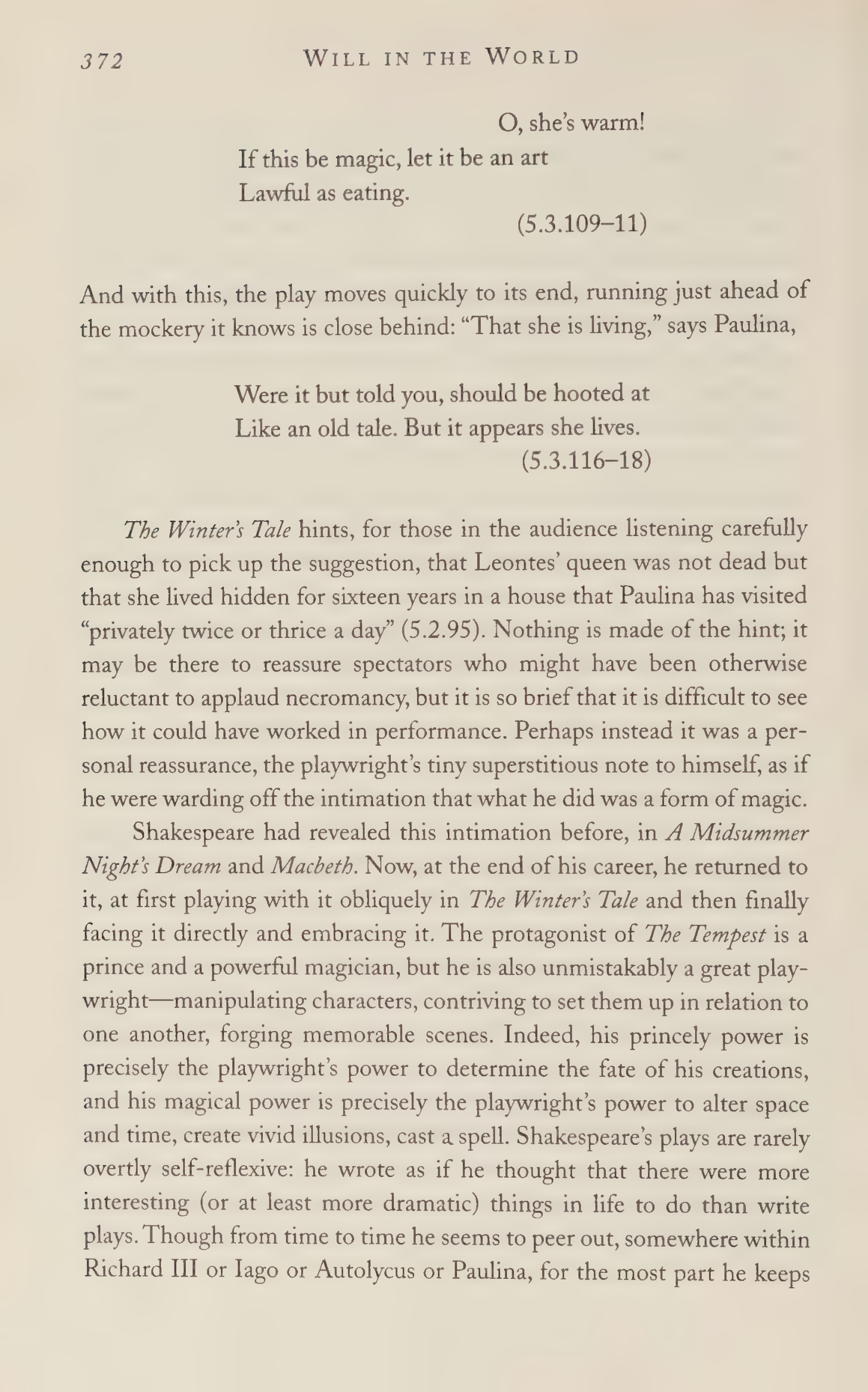 Stephen Greenblatt Will in the World Biography — page 390
