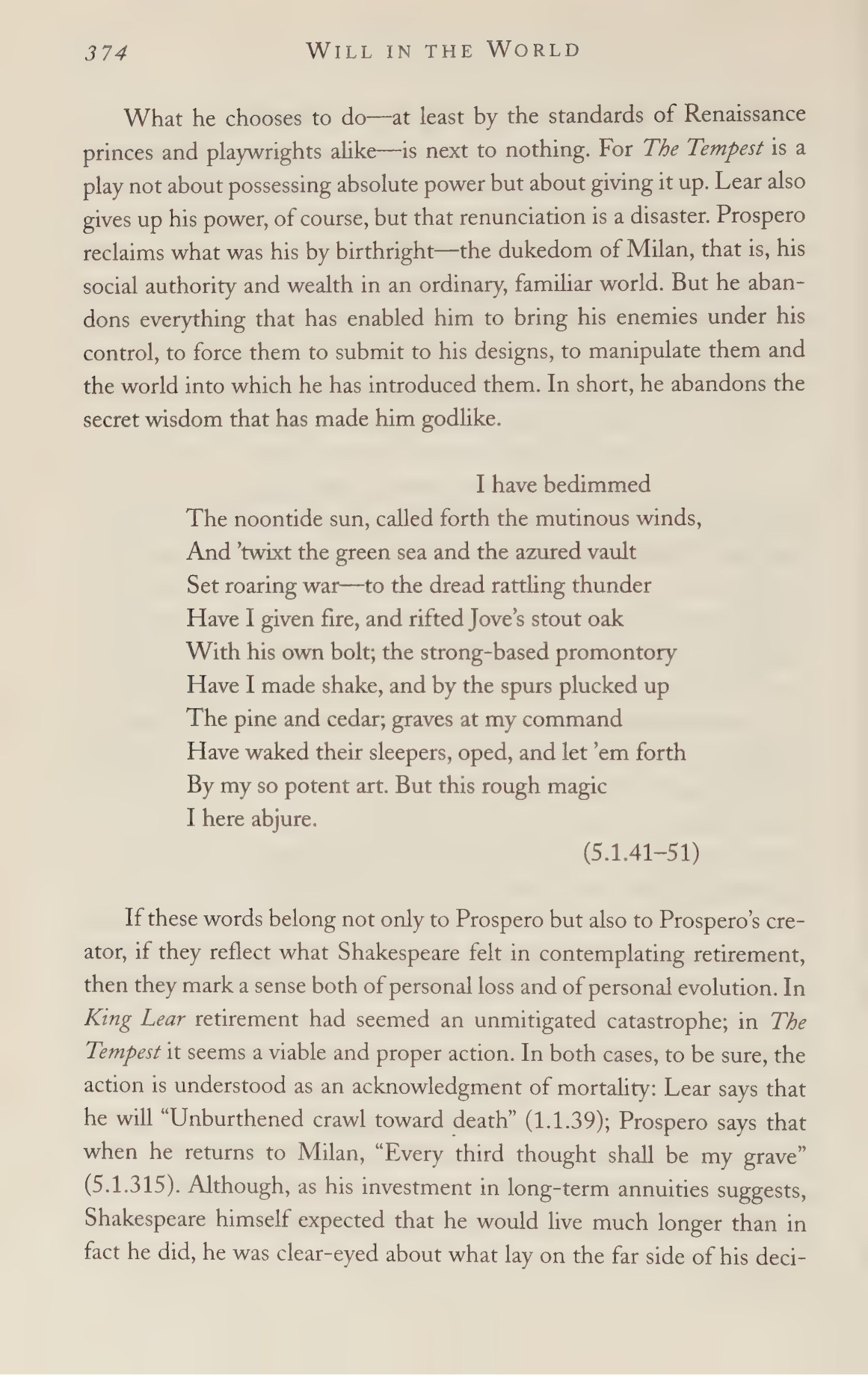 Stephen Greenblatt Will in the World Biography — page 392