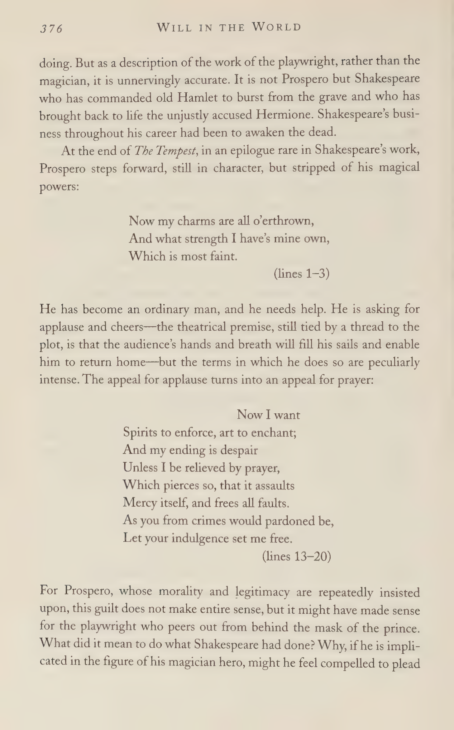 Stephen Greenblatt Will in the World Biography — page 394