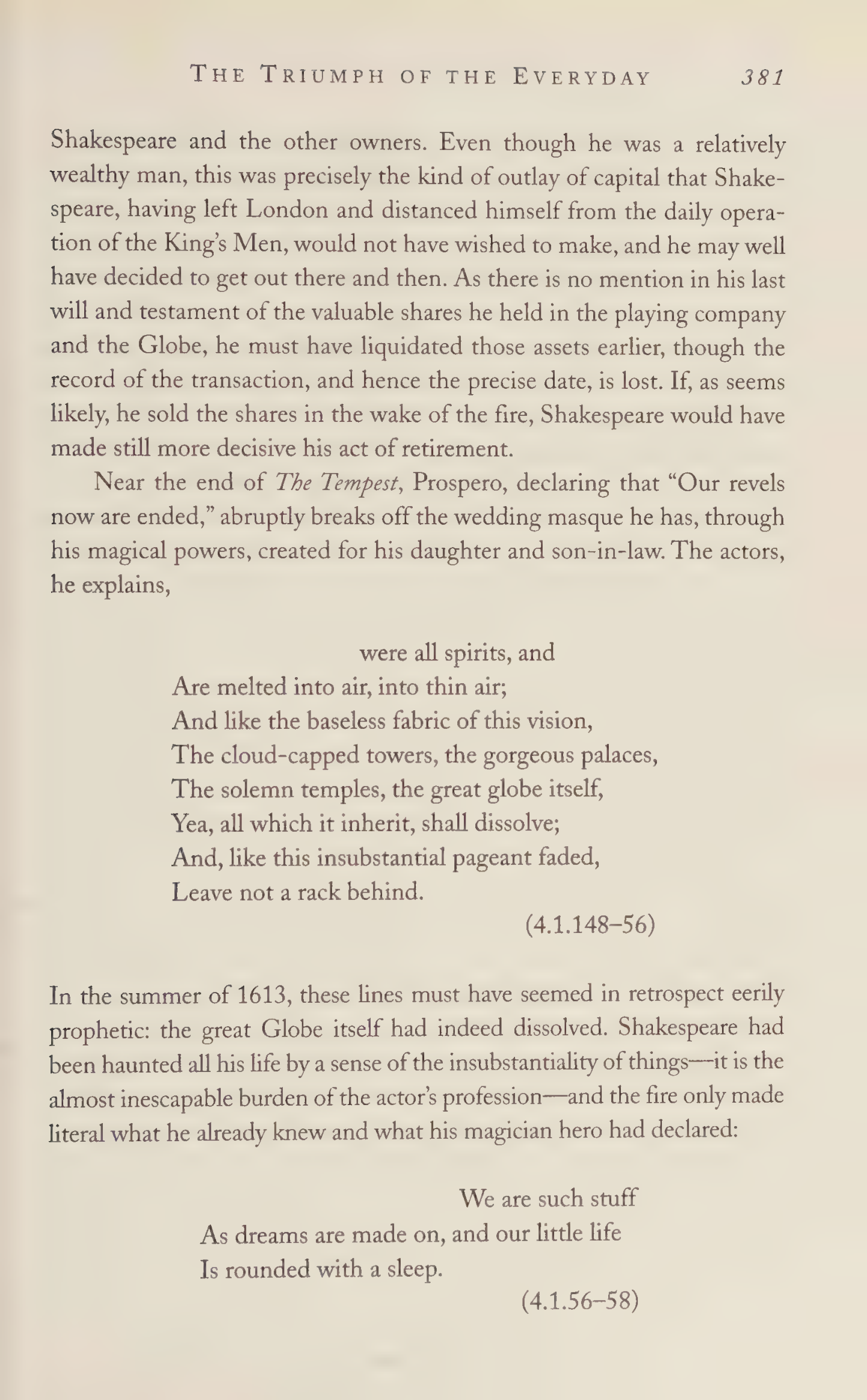 Stephen Greenblatt Will in the World Biography — page 399