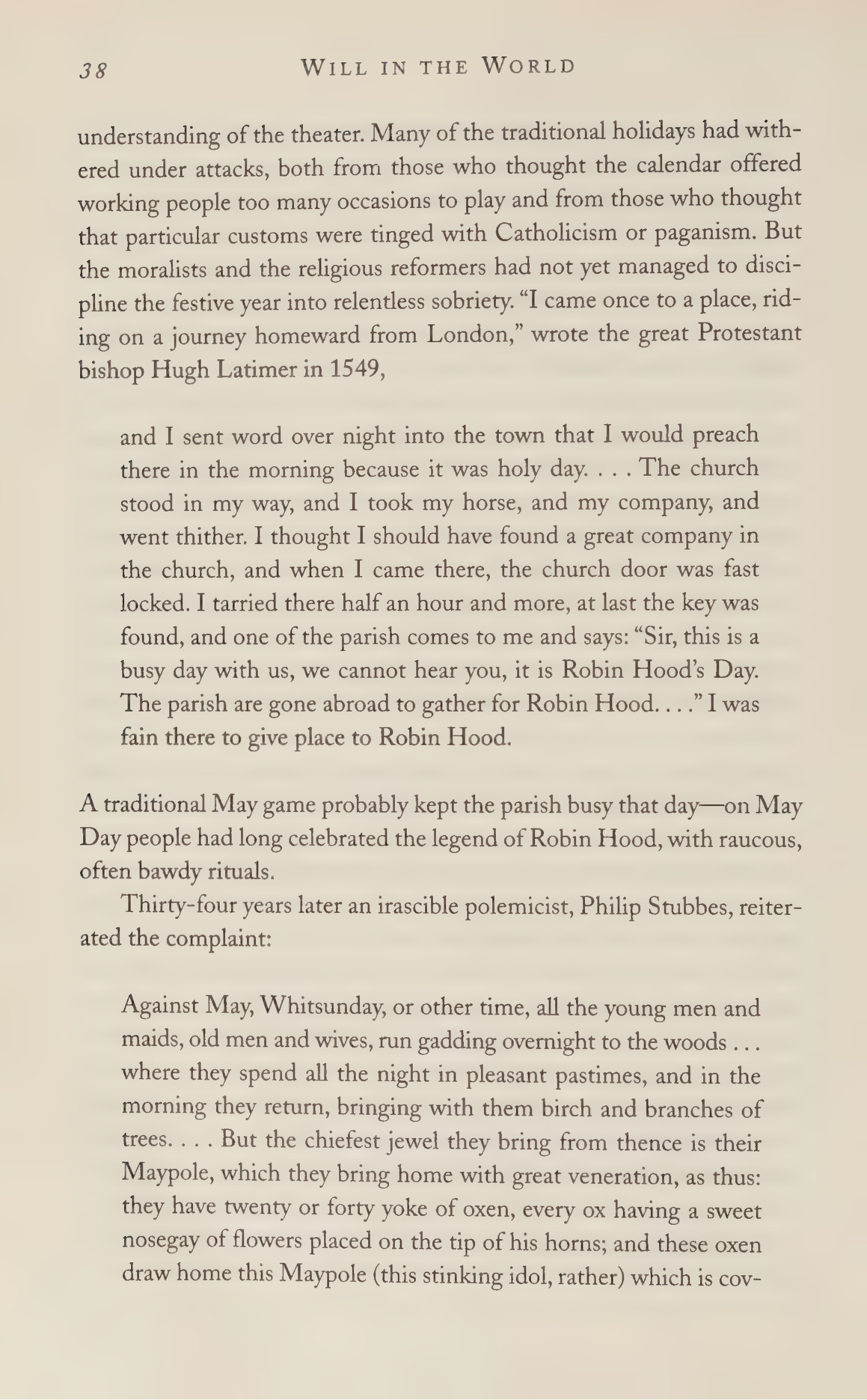 Stephen Greenblatt Will in the World Biography — page 40