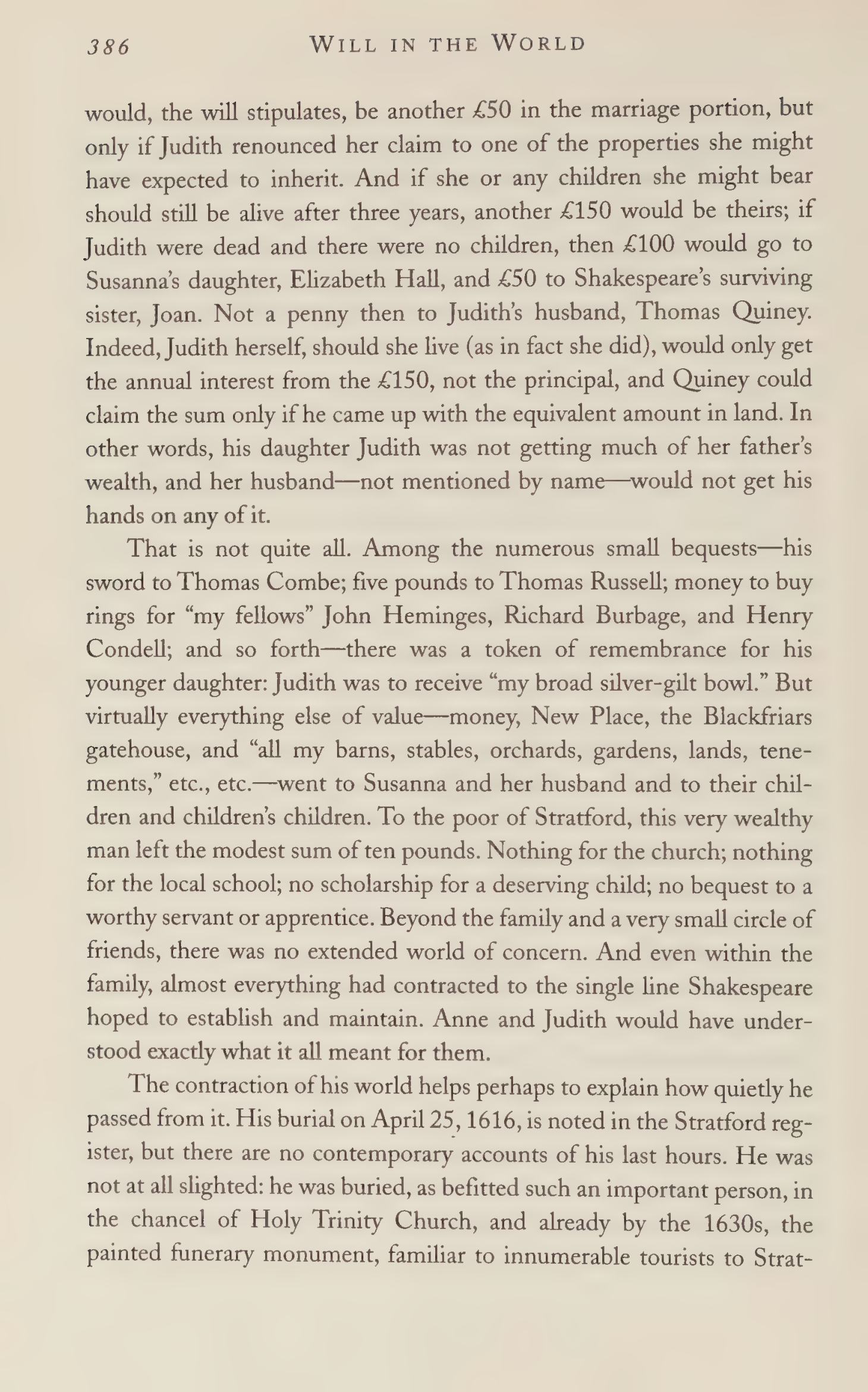 Stephen Greenblatt Will in the World Biography — page 404