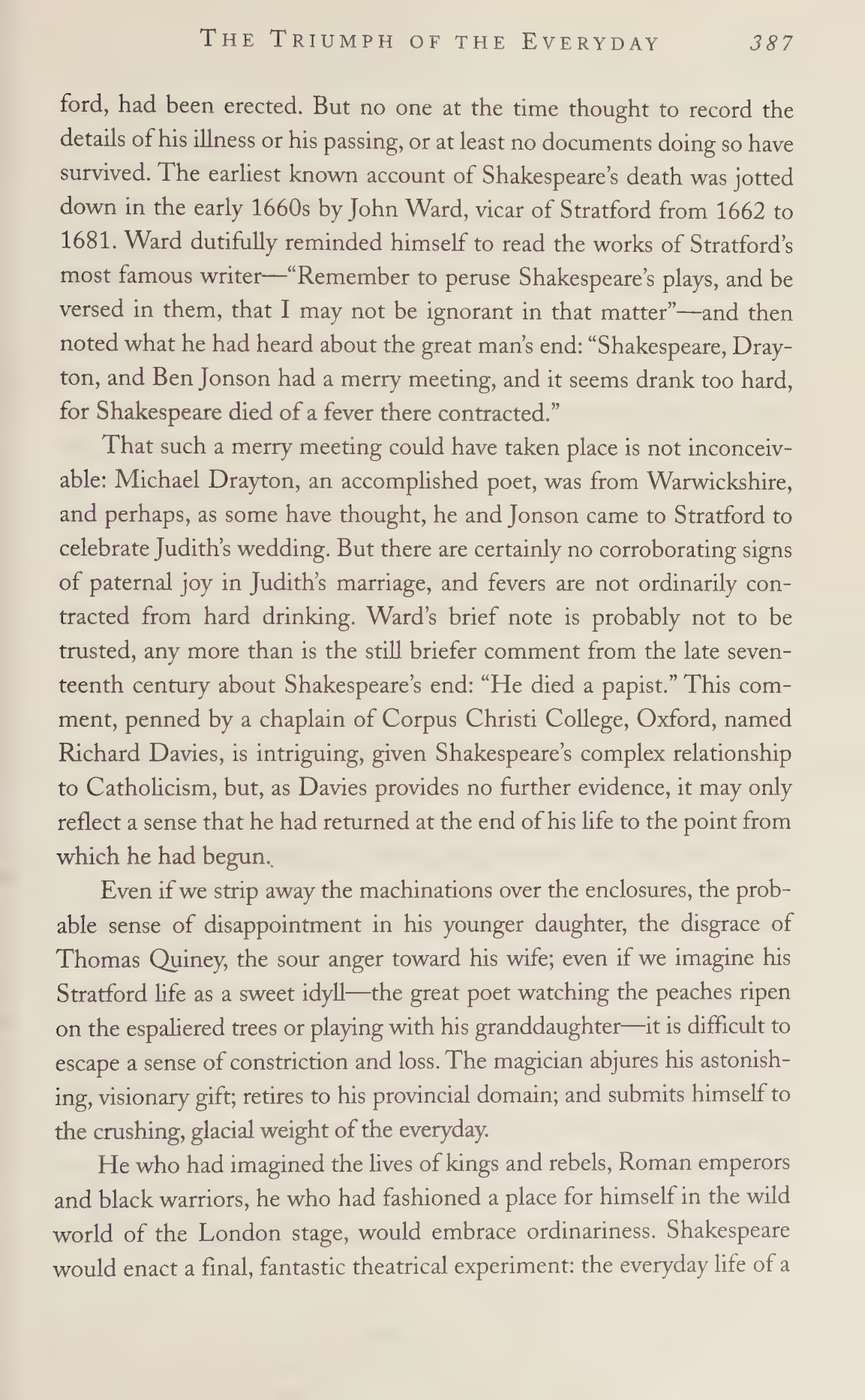 Stephen Greenblatt Will in the World Biography — page 405