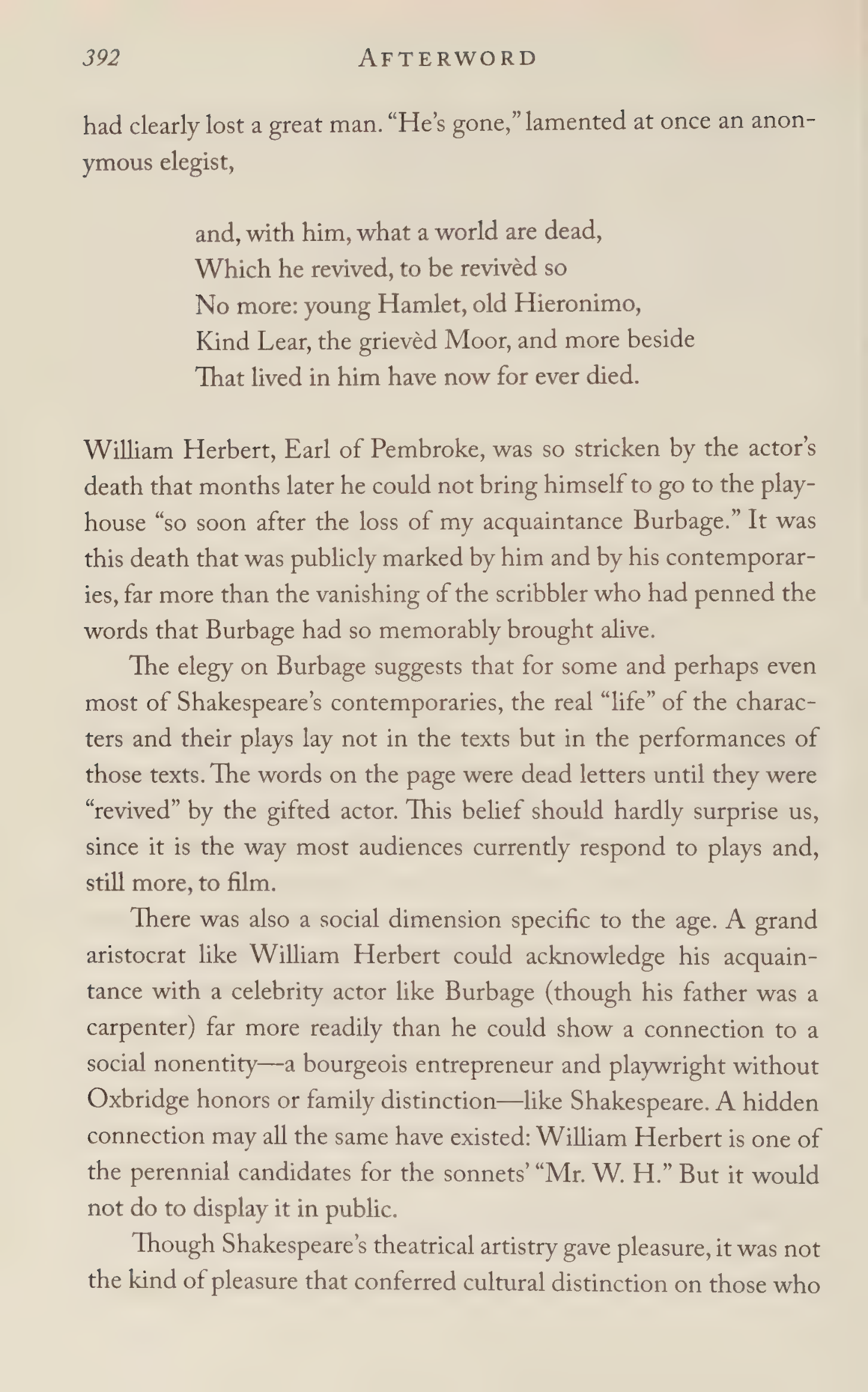 Stephen Greenblatt Will in the World Biography — page 410