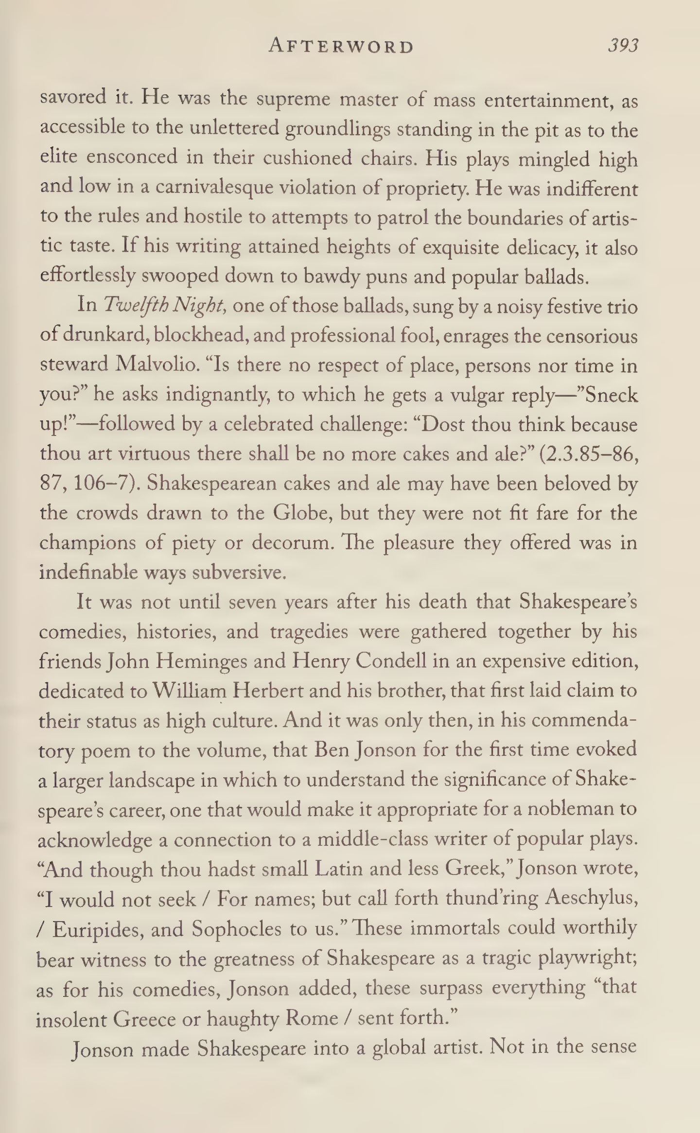 Stephen Greenblatt Will in the World Biography — page 411