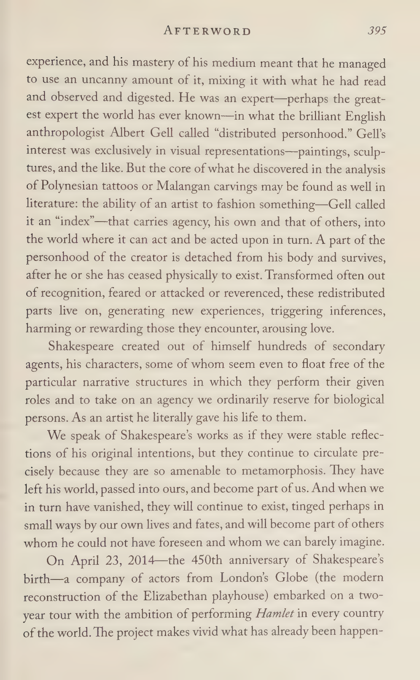Stephen Greenblatt Will in the World Biography — page 413