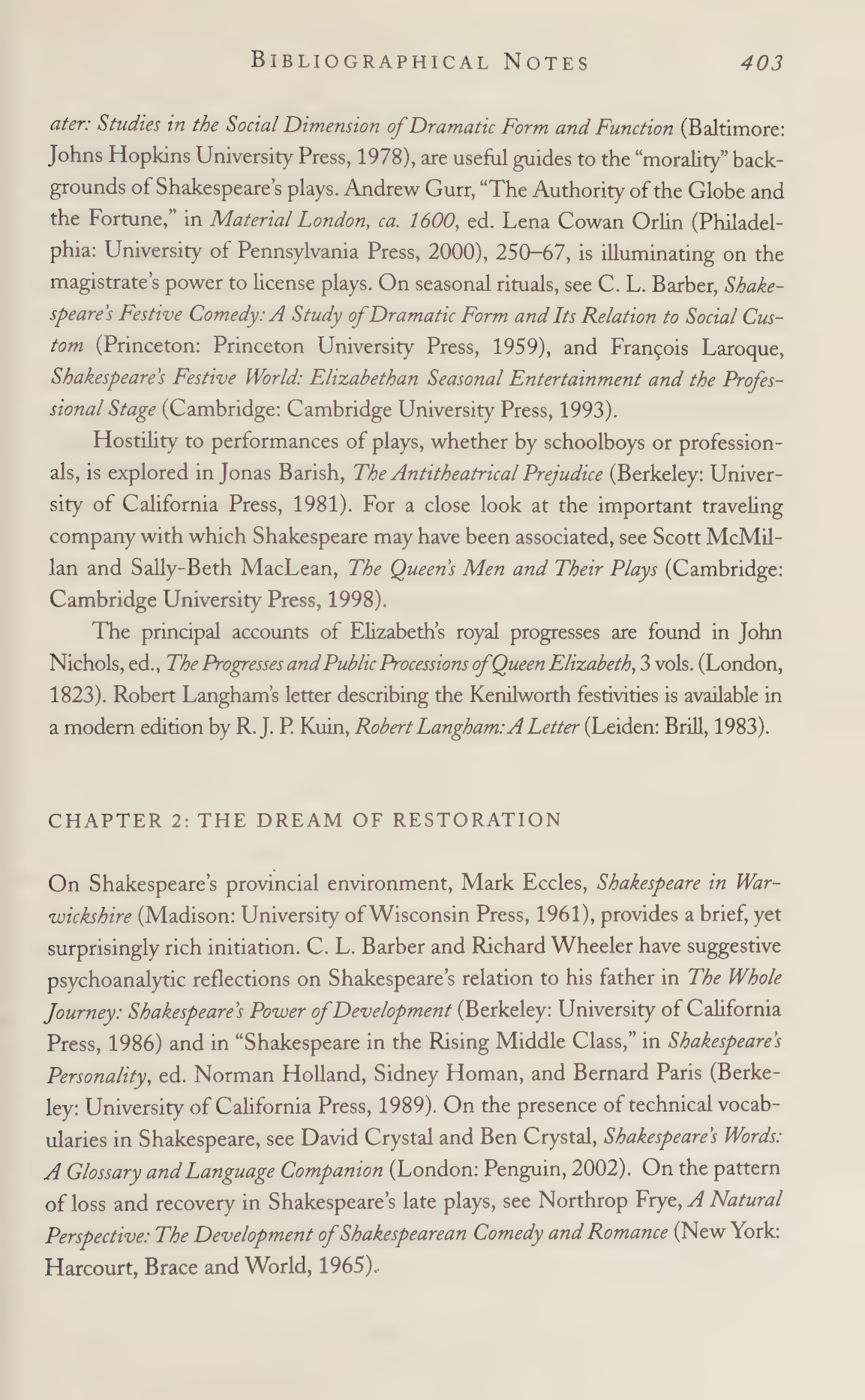 Stephen Greenblatt Will in the World Biography — page 421