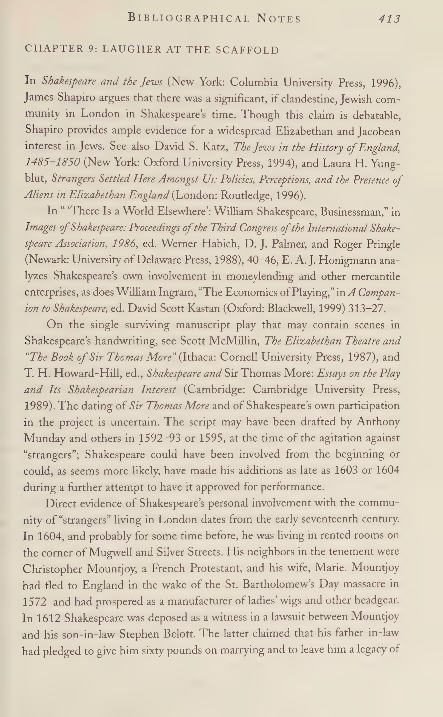 Stephen Greenblatt Will in the World Biography — page 431