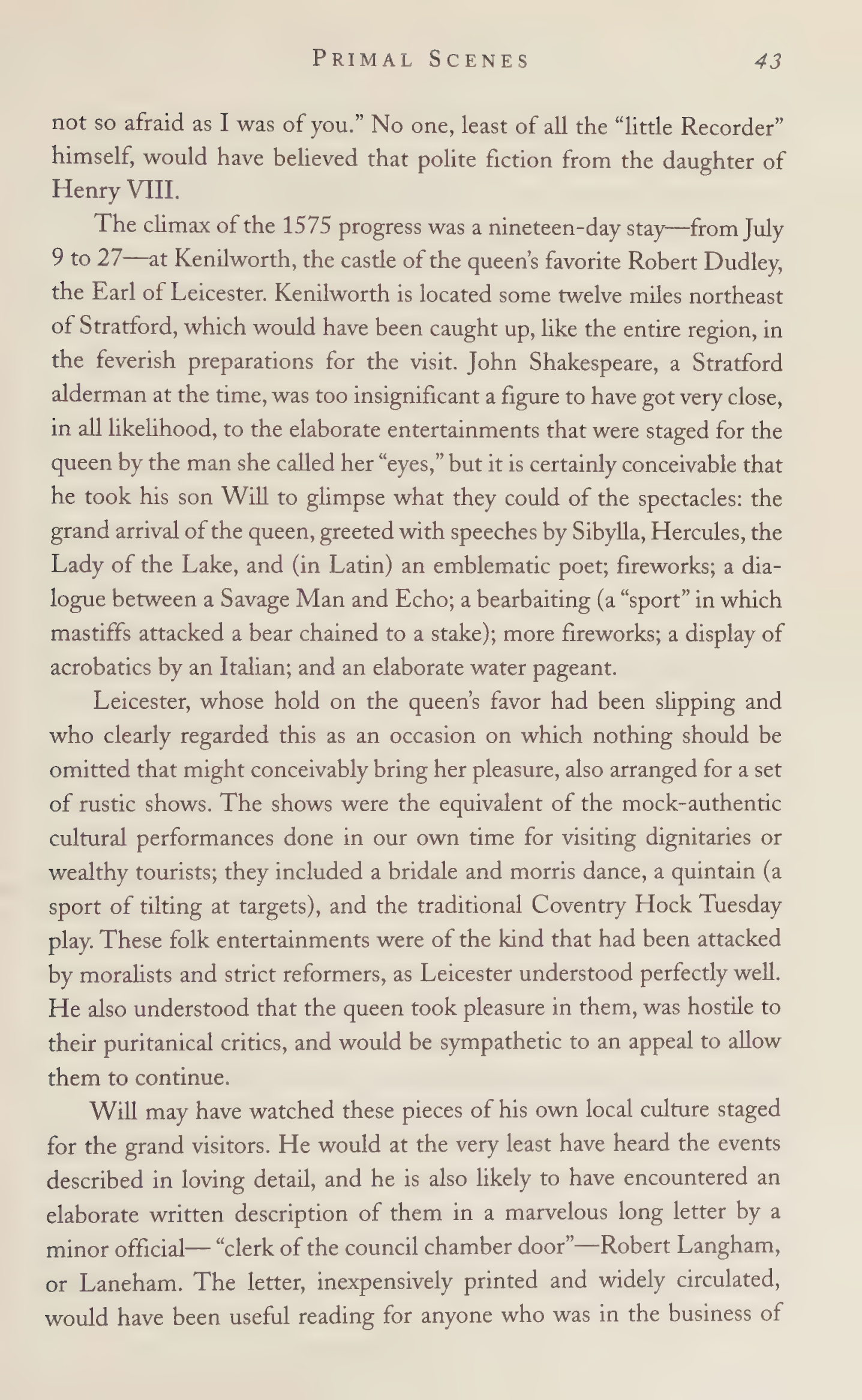 Stephen Greenblatt Will in the World Biography — page 45