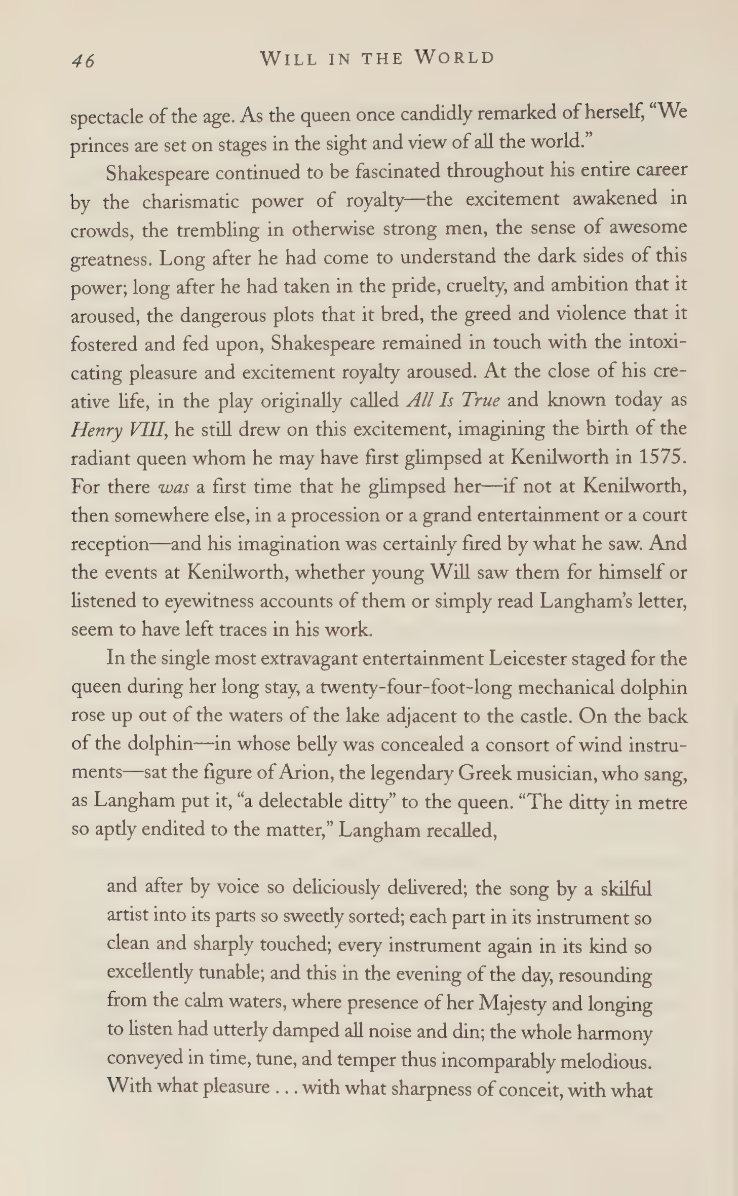 Stephen Greenblatt Will in the World Biography — page 48