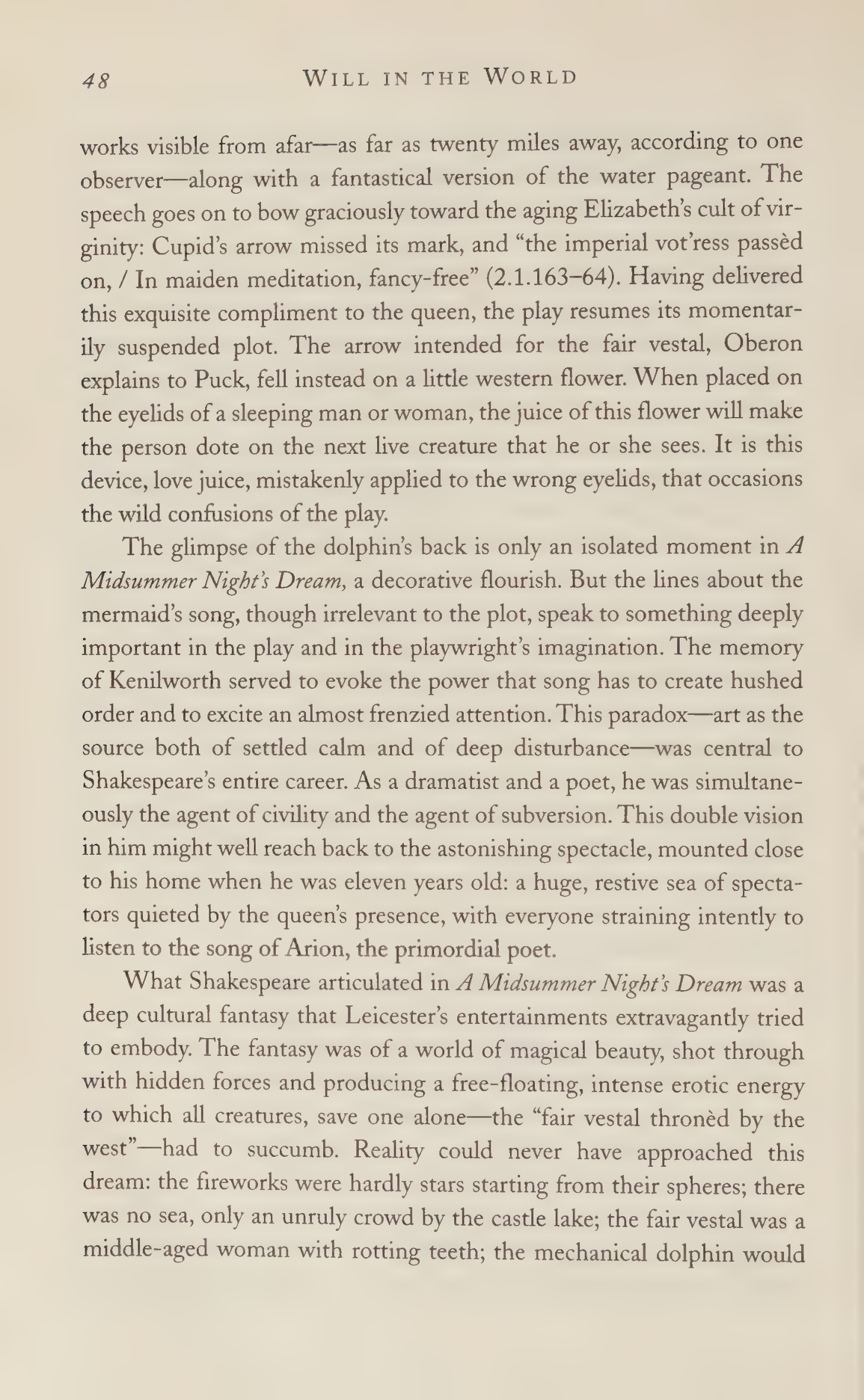 Stephen Greenblatt Will in the World Biography — page 50