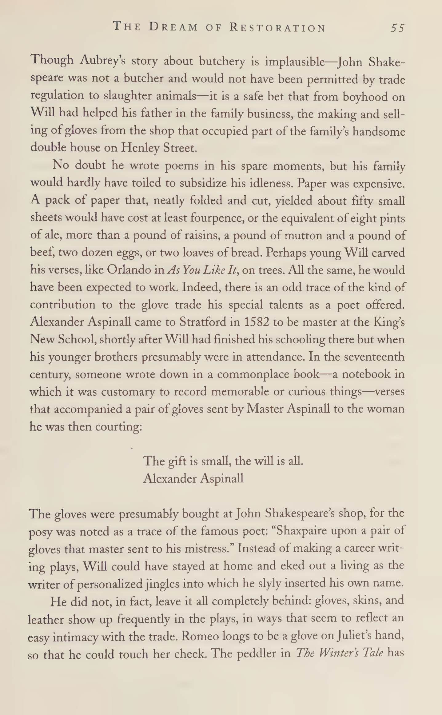 Stephen Greenblatt Will in the World Biography — page 57