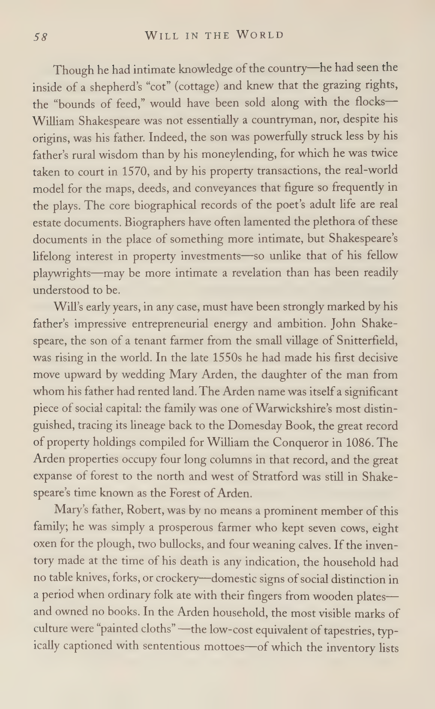 Stephen Greenblatt Will in the World Biography — page 60