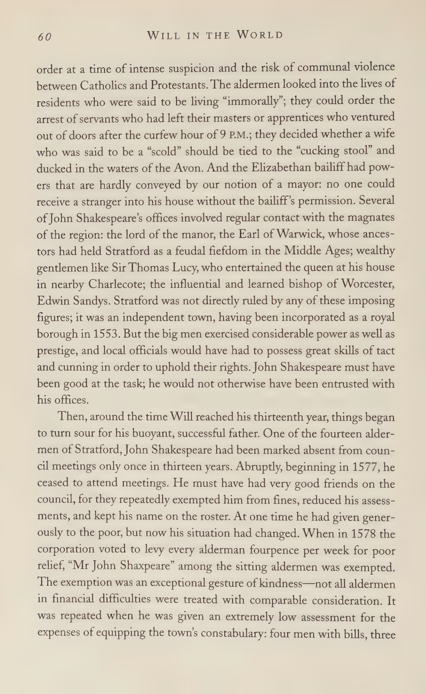 Stephen Greenblatt Will in the World Biography — page 62