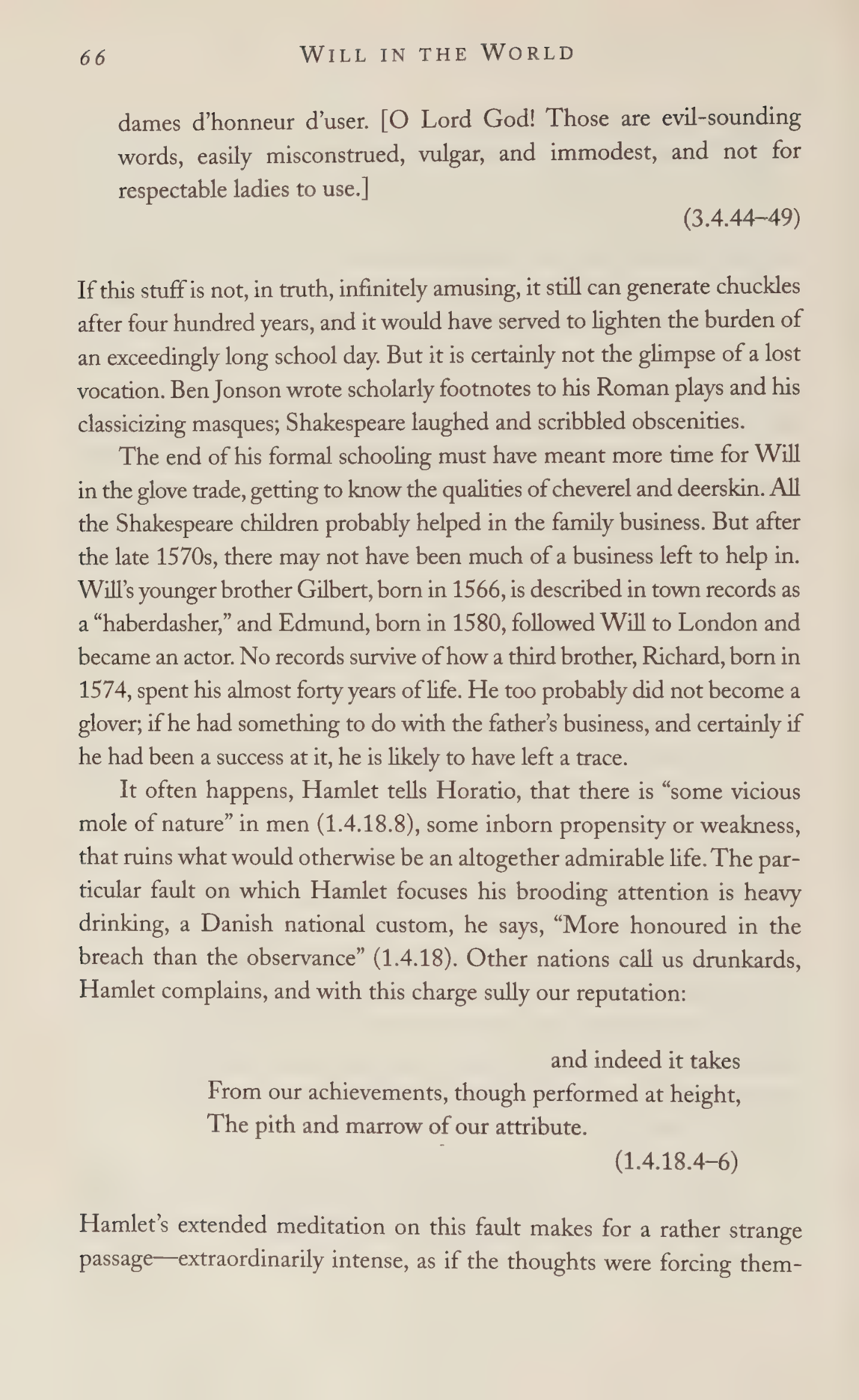 Stephen Greenblatt Will in the World Biography — page 68
