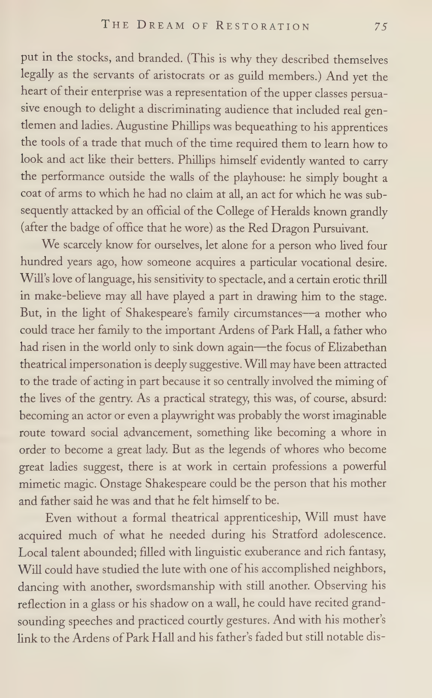 Stephen Greenblatt Will in the World Biography — page 77