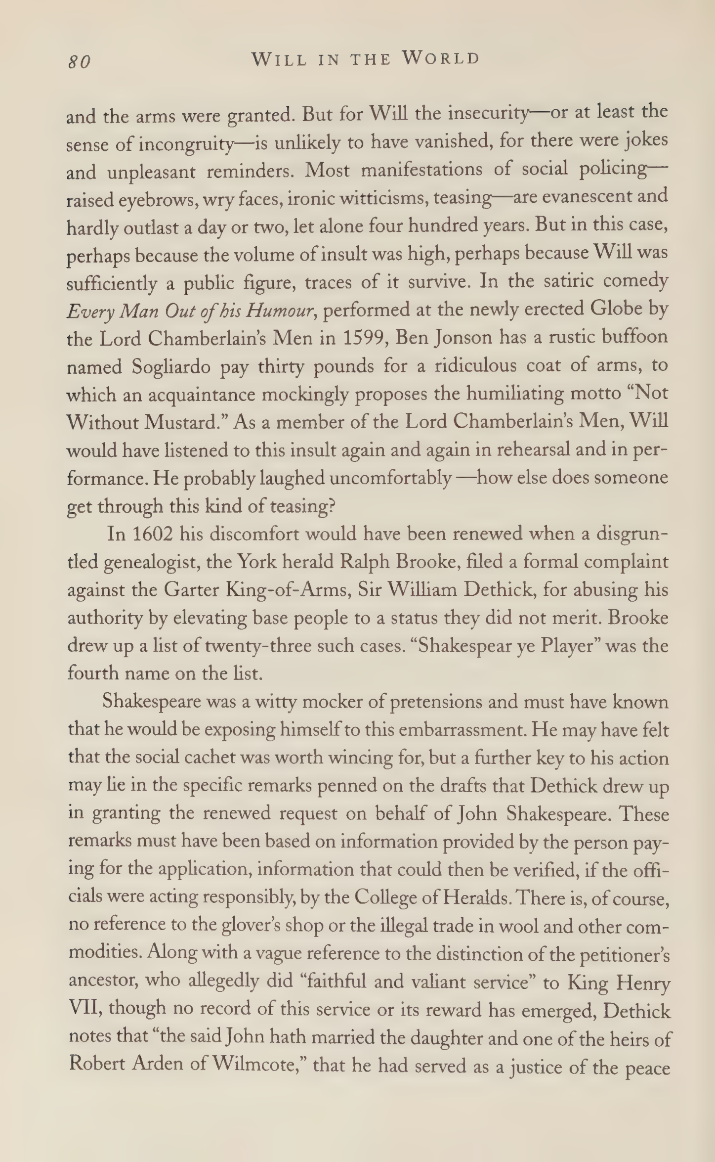 Stephen Greenblatt Will in the World Biography — page 82