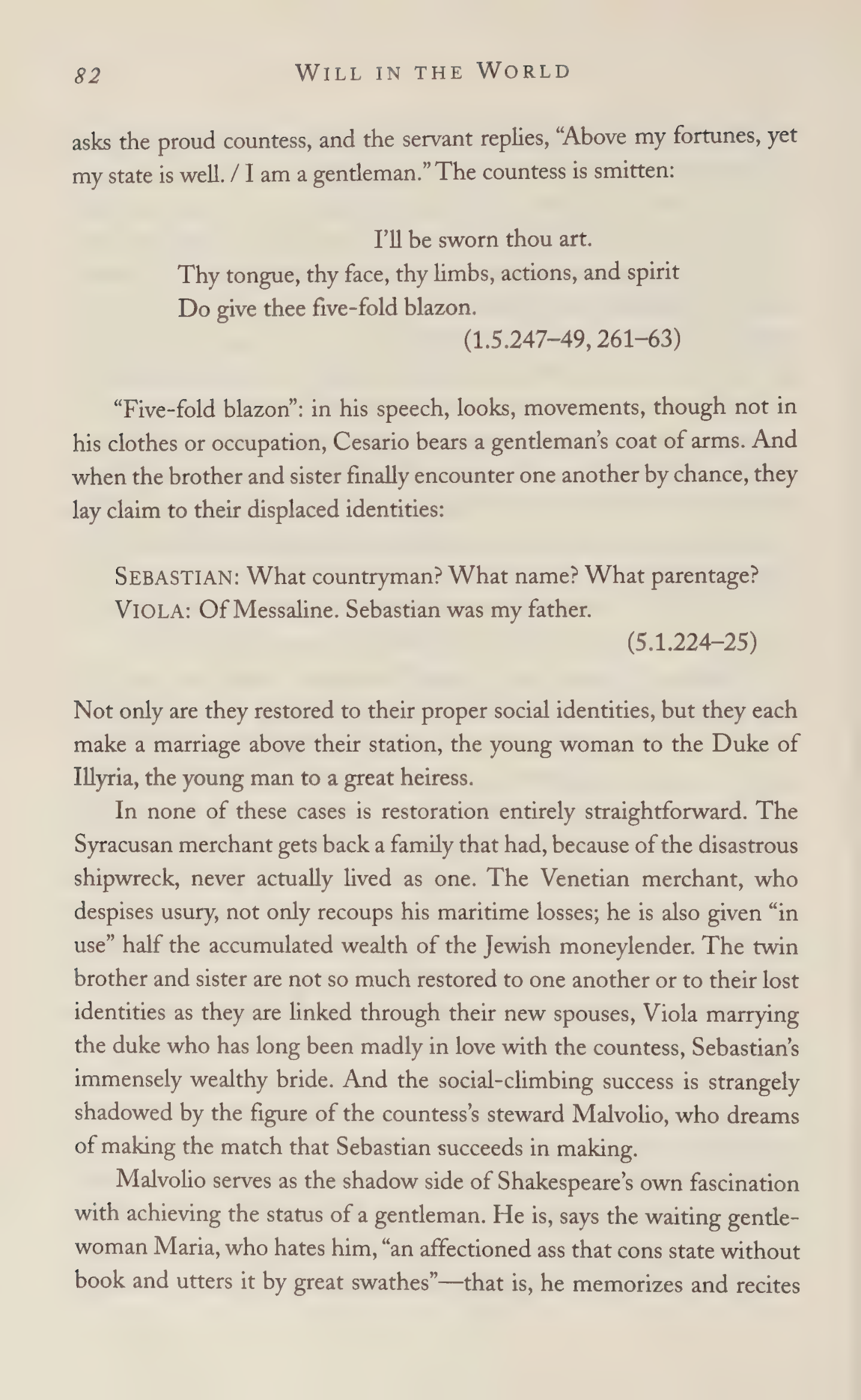Stephen Greenblatt Will in the World Biography — page 84