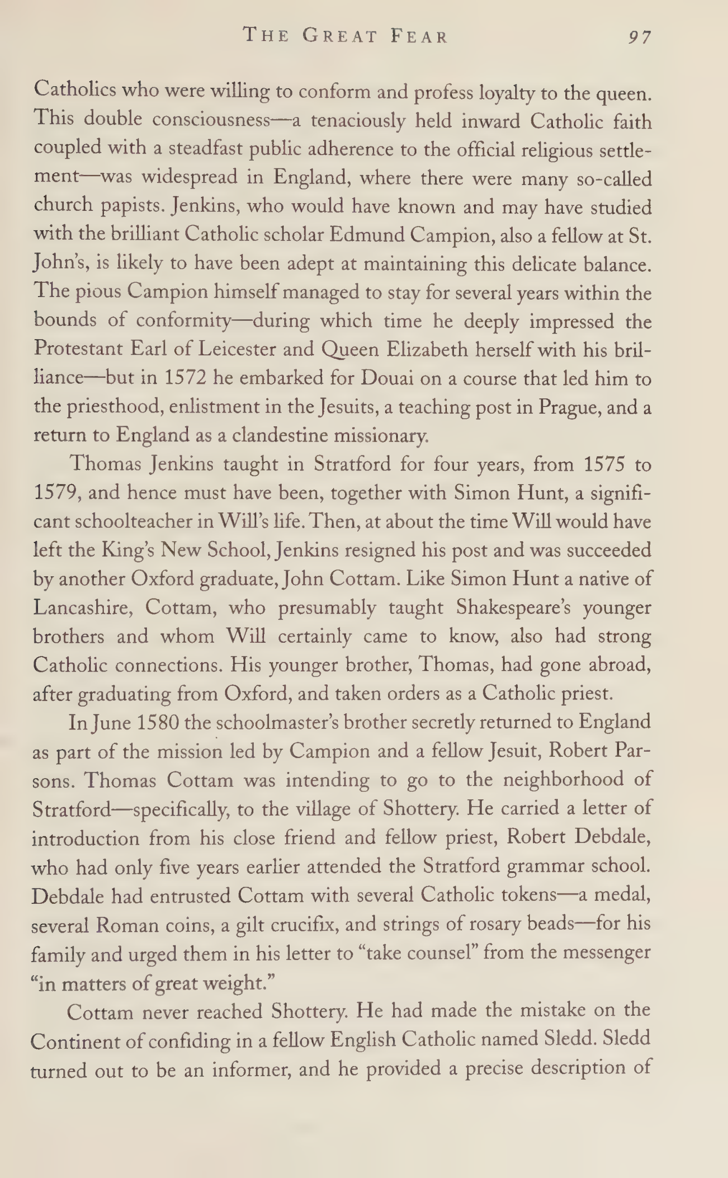 Stephen Greenblatt Will in the World Biography — page 99