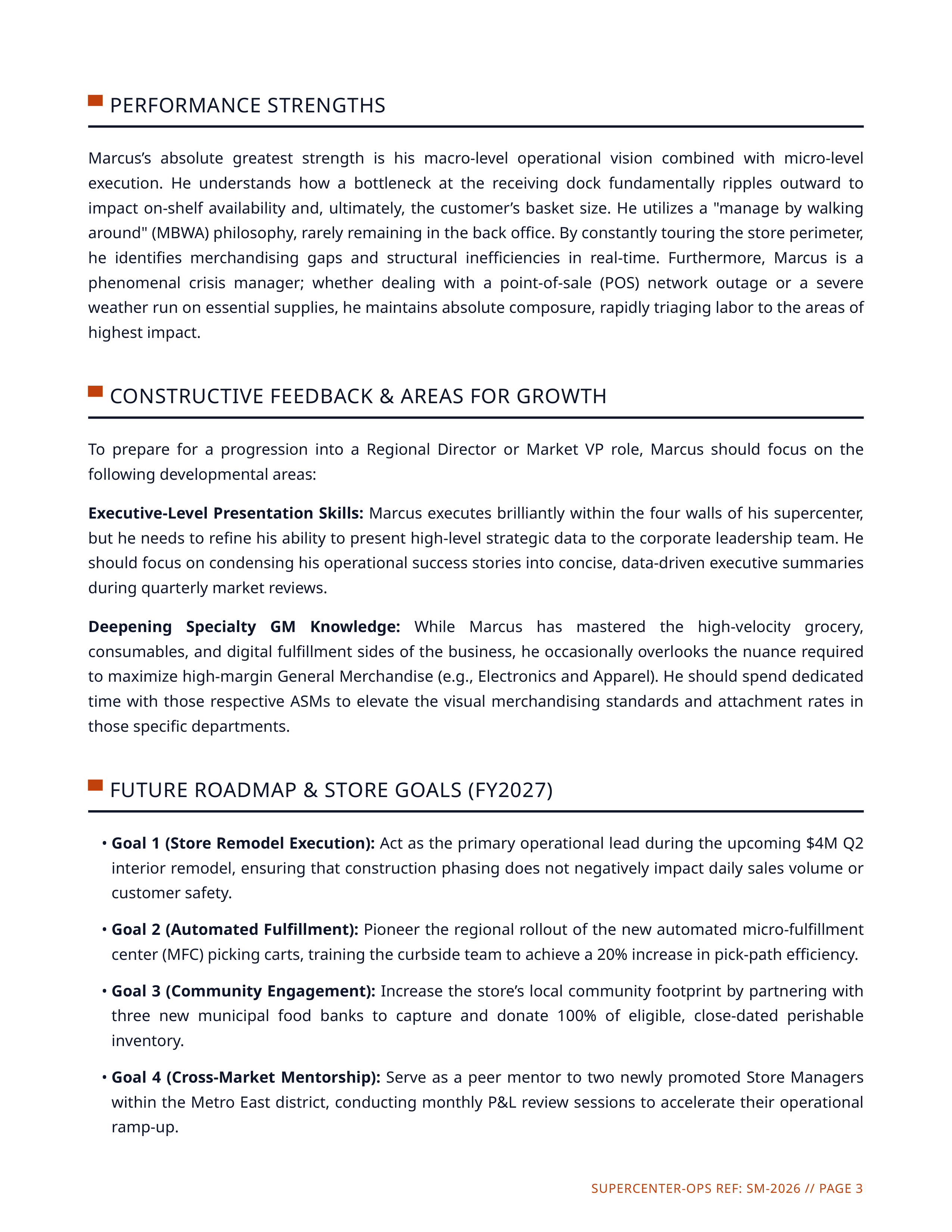 Store Manager Performance Review — page 3
