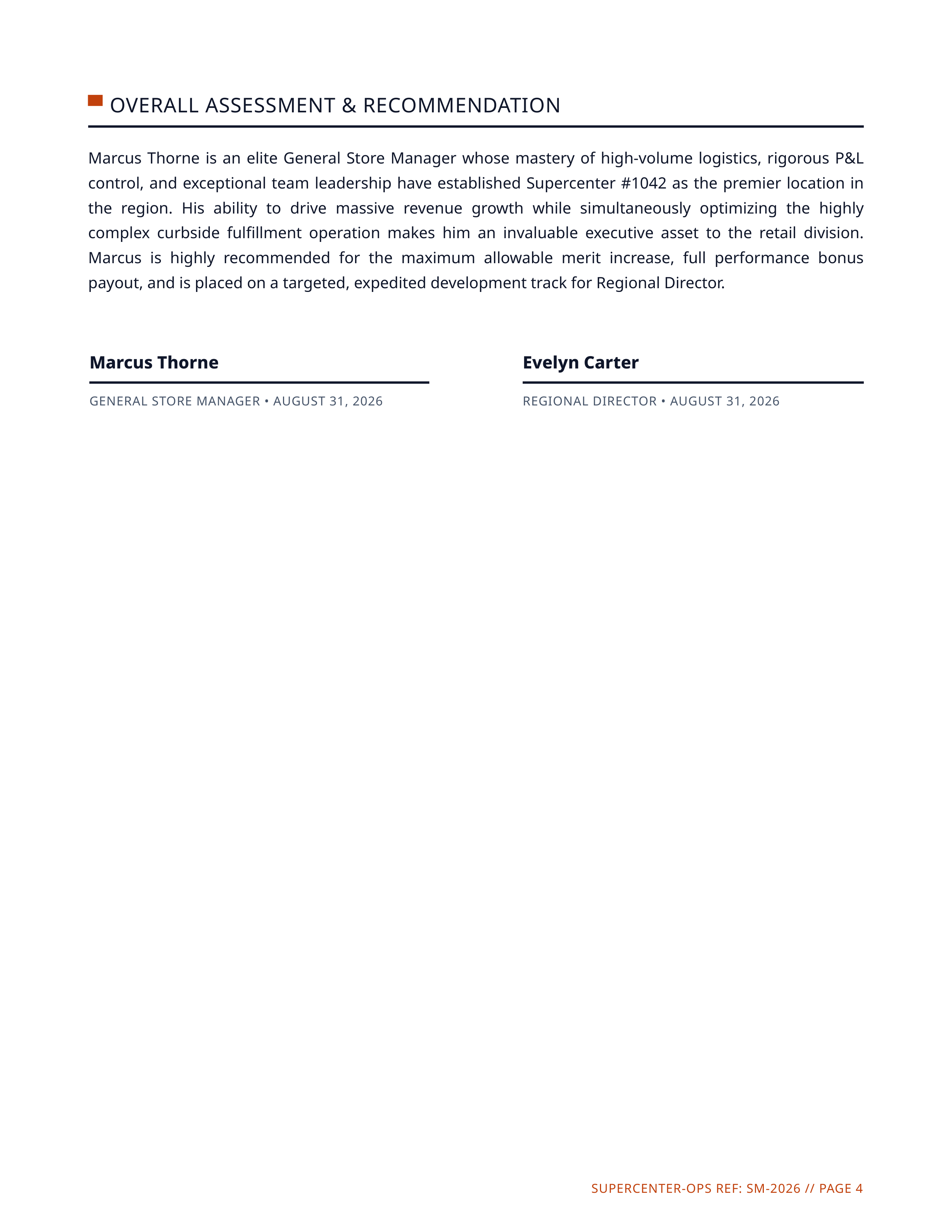 Store Manager Performance Review — page 4