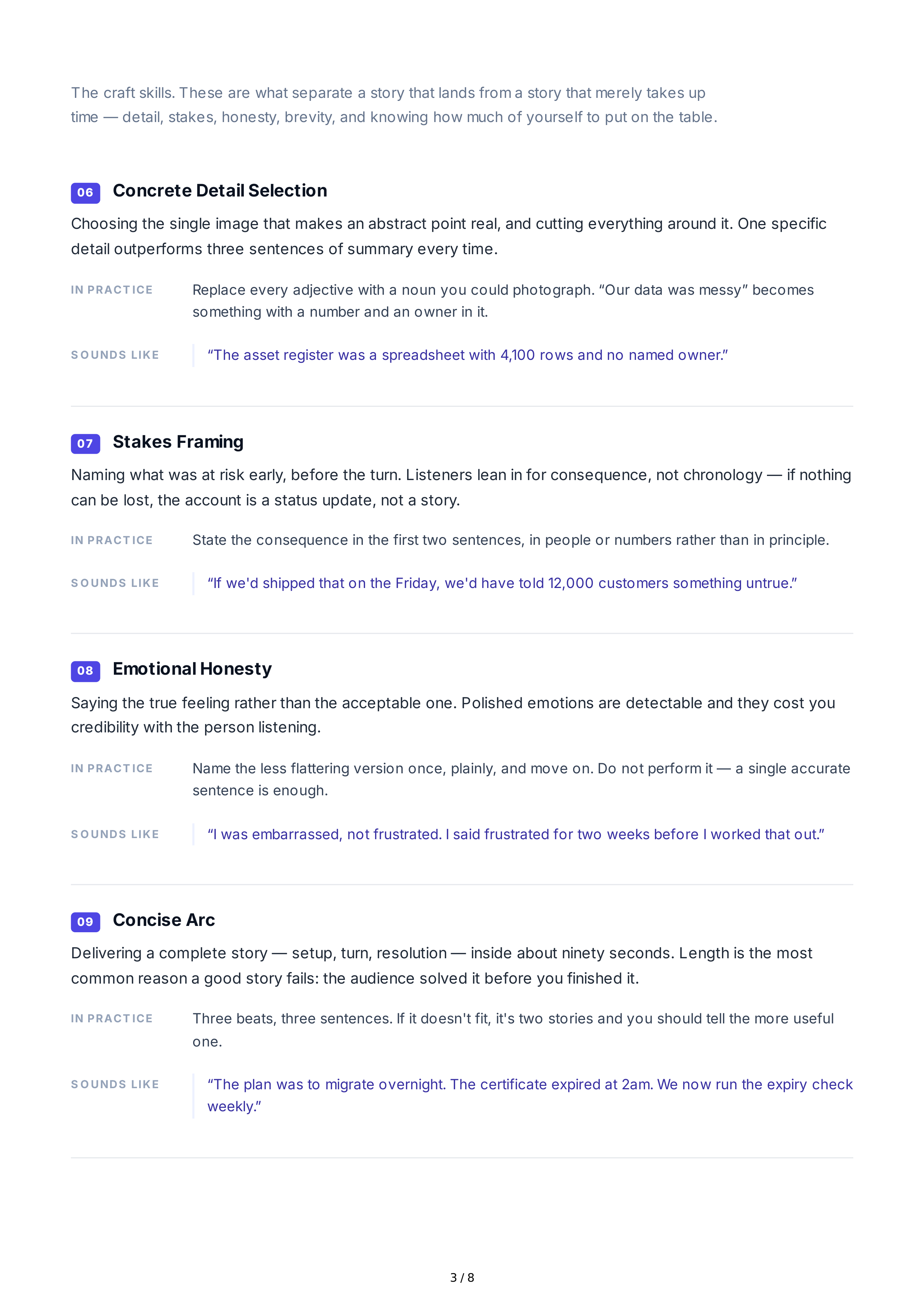 Storytelling Interpersonal Skills — page 3