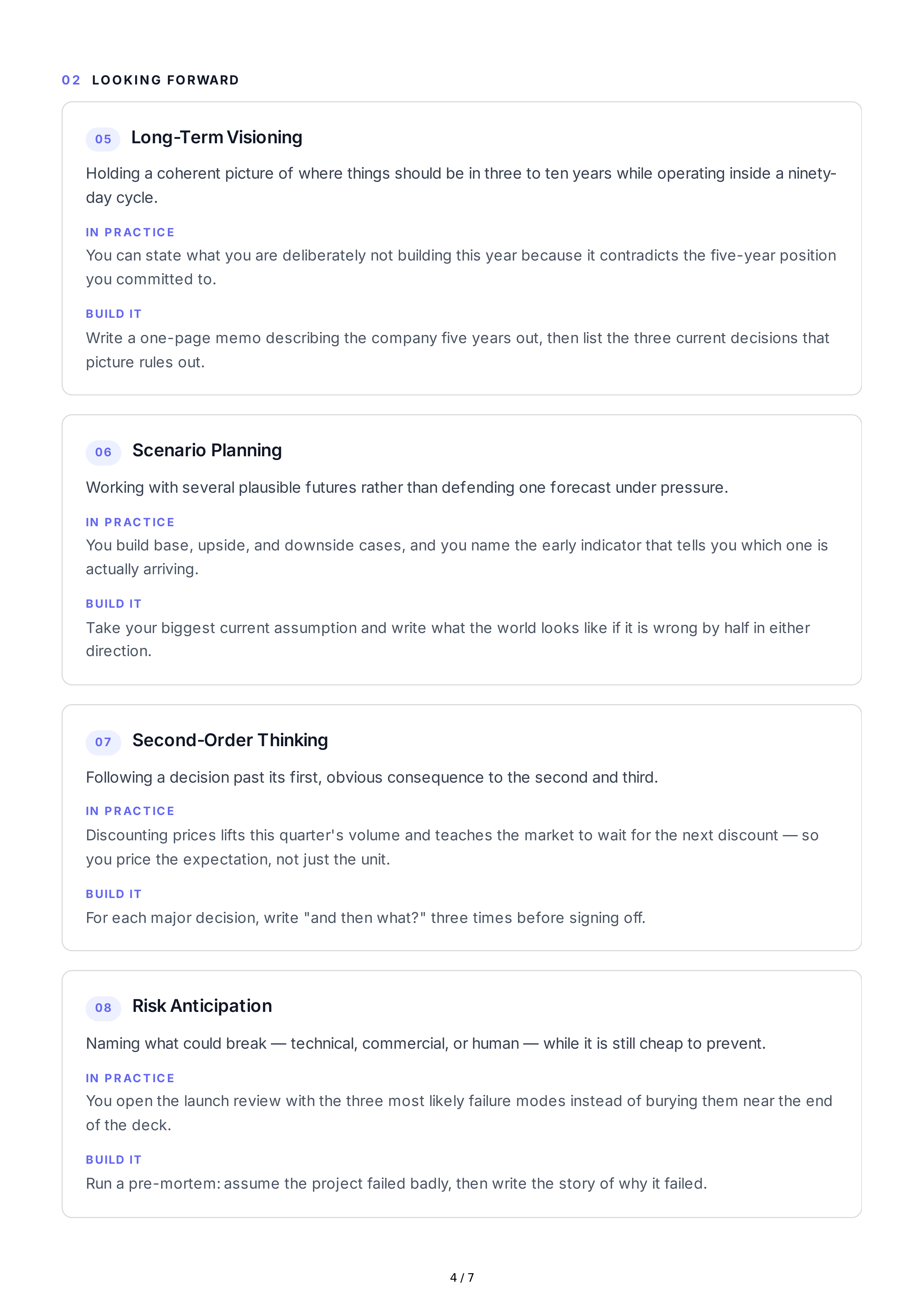 Strategic Thinking Soft Skills — page 4