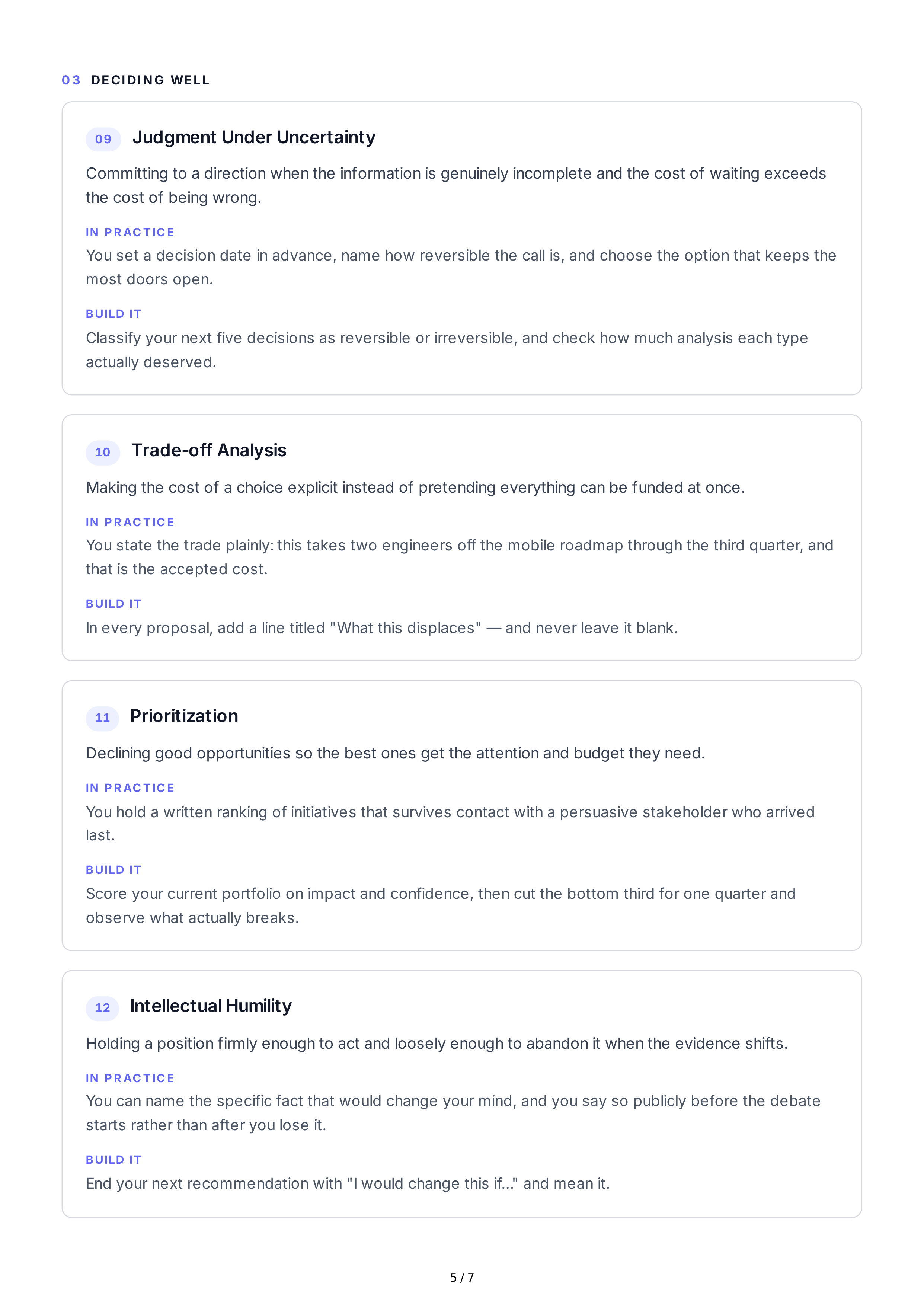 Strategic Thinking Soft Skills — page 5