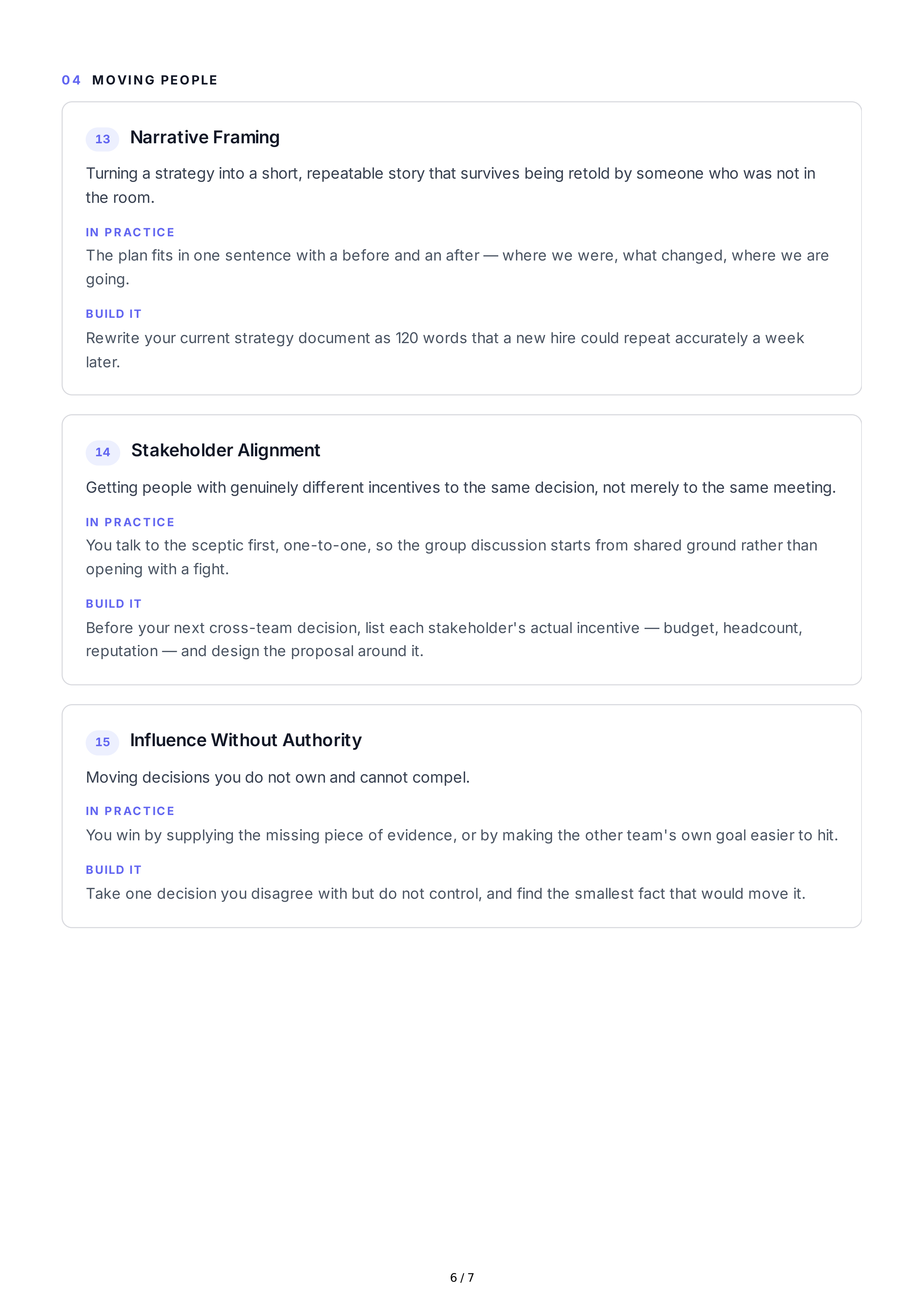 Strategic Thinking Soft Skills — page 6