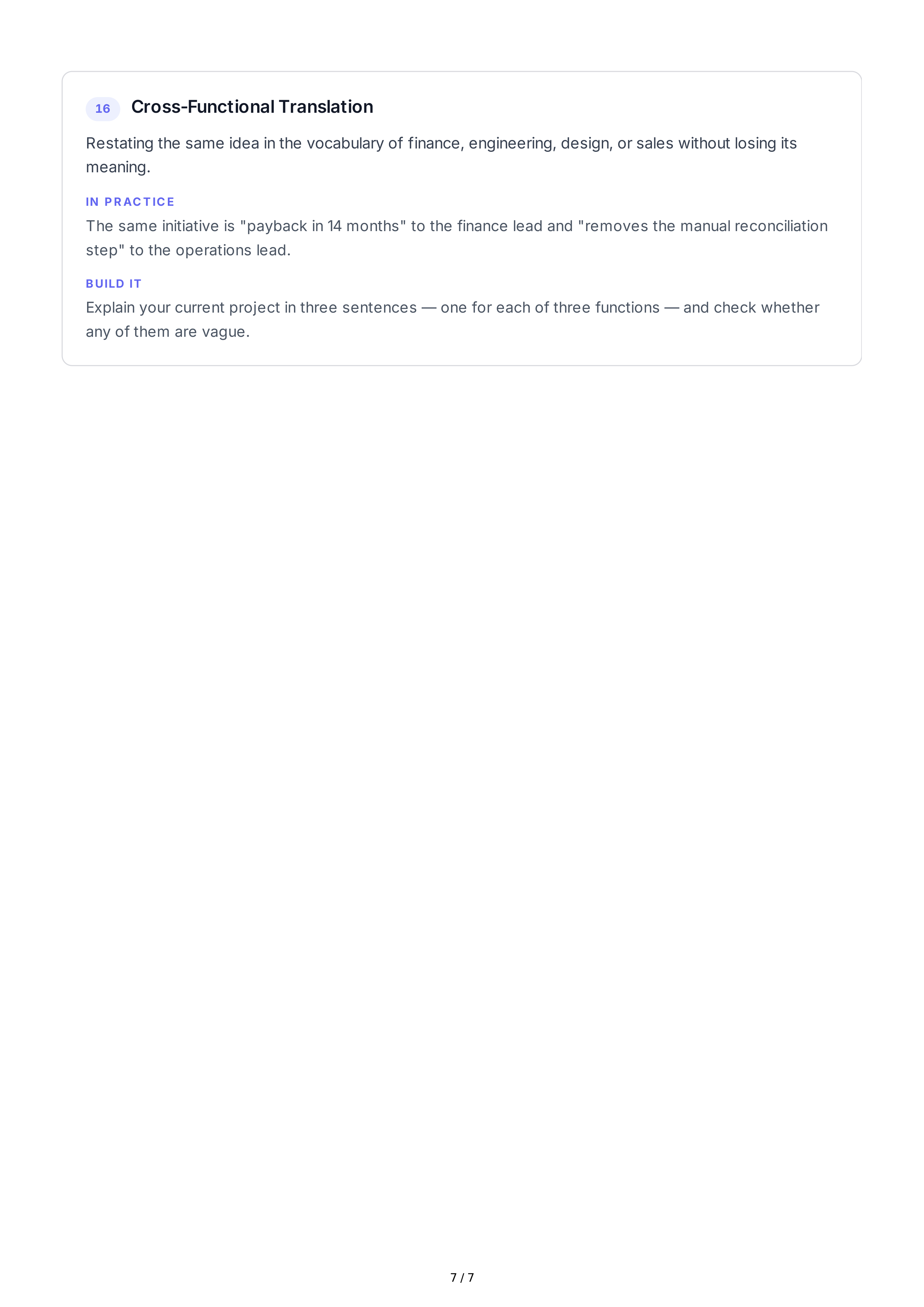 Strategic Thinking Soft Skills — page 7
