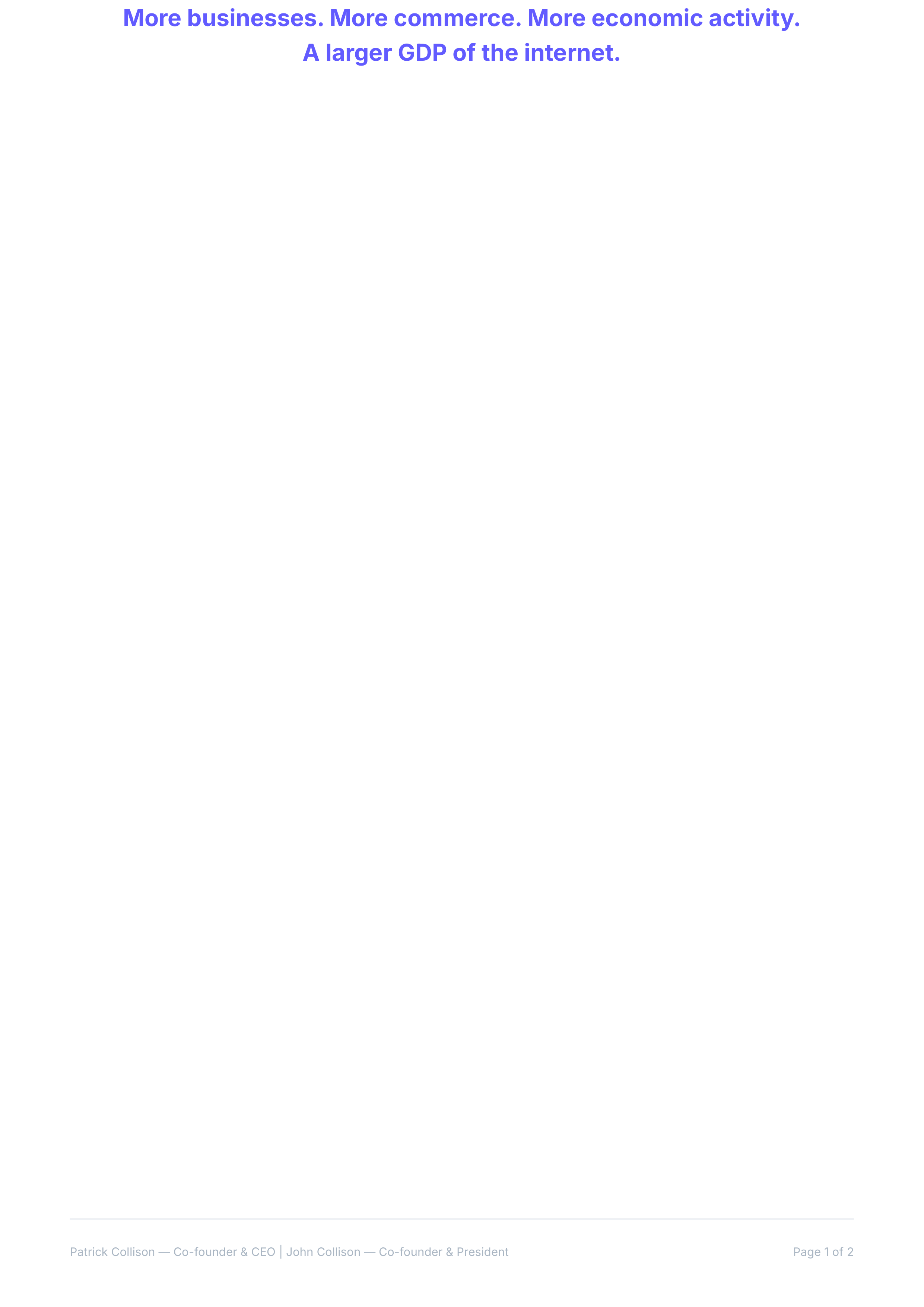 Stripe Vision Statement — page 3
