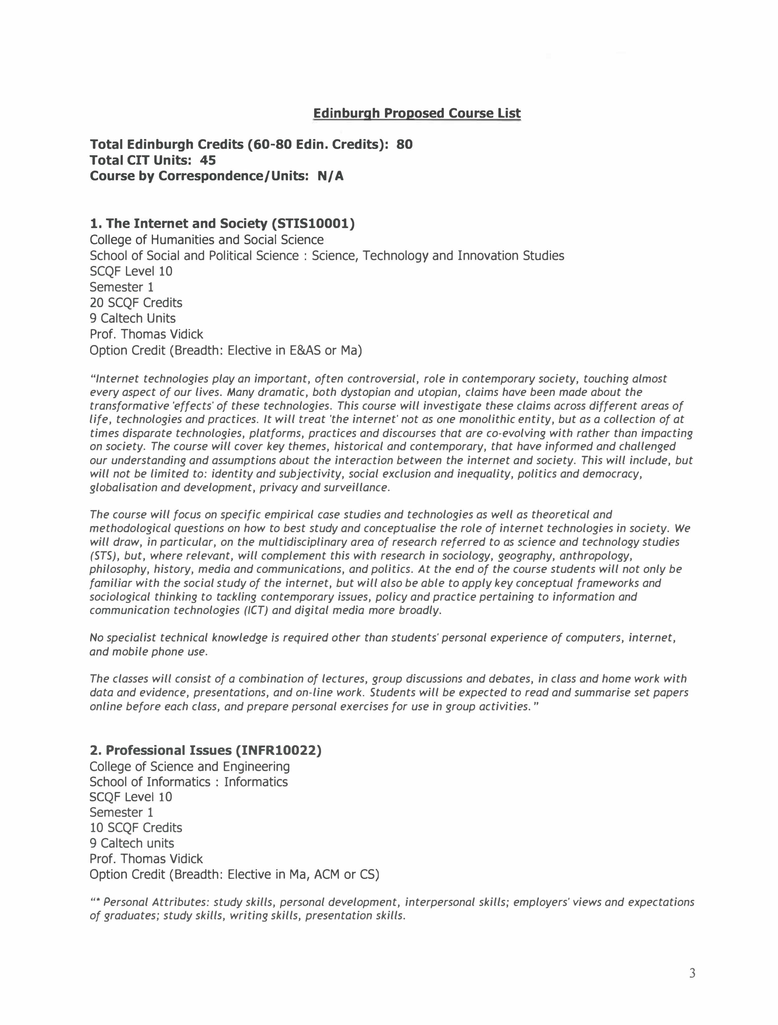 Study Abroad Proposal Essay — page 3