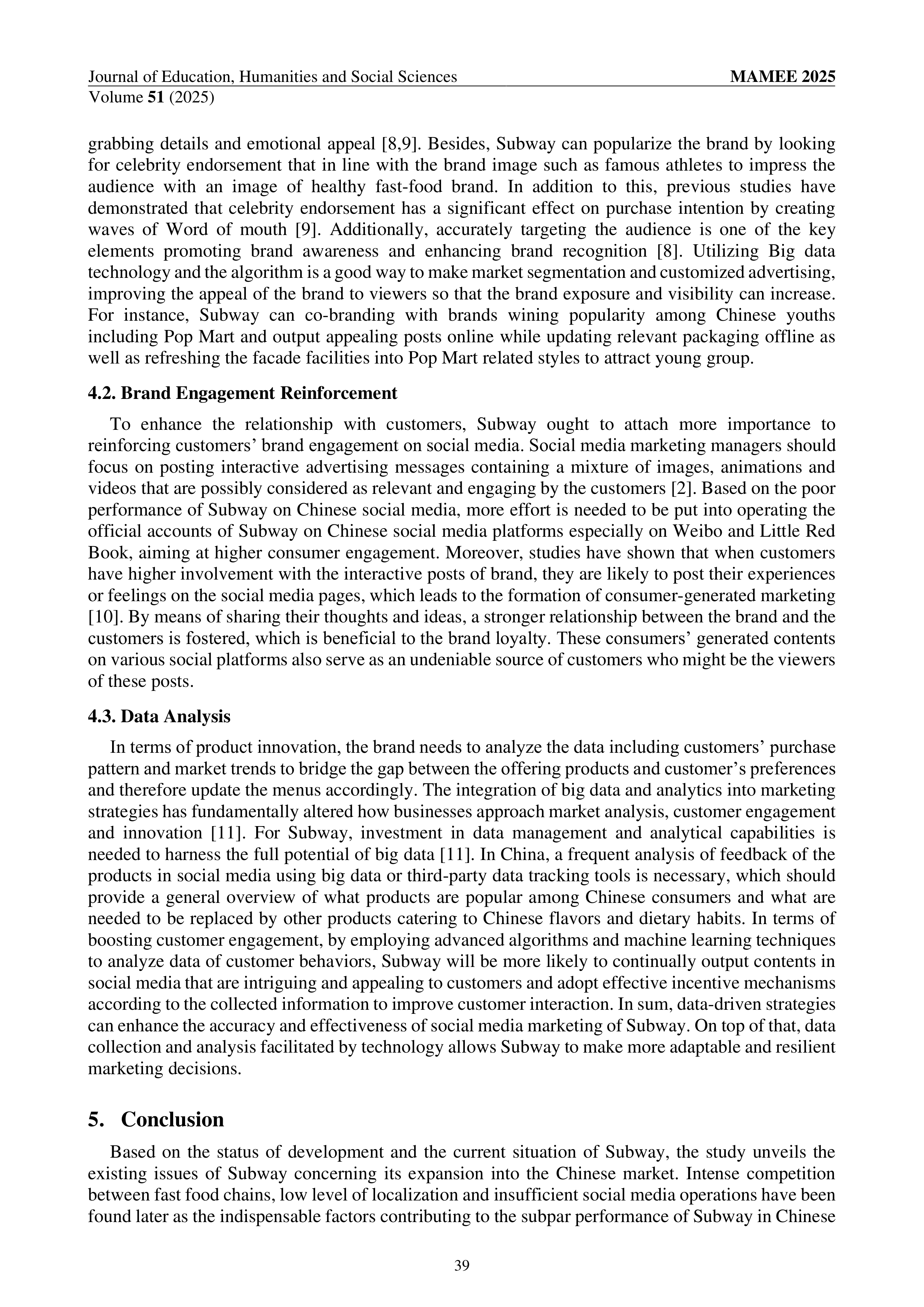 Subway Marketing Strategy — page 4
