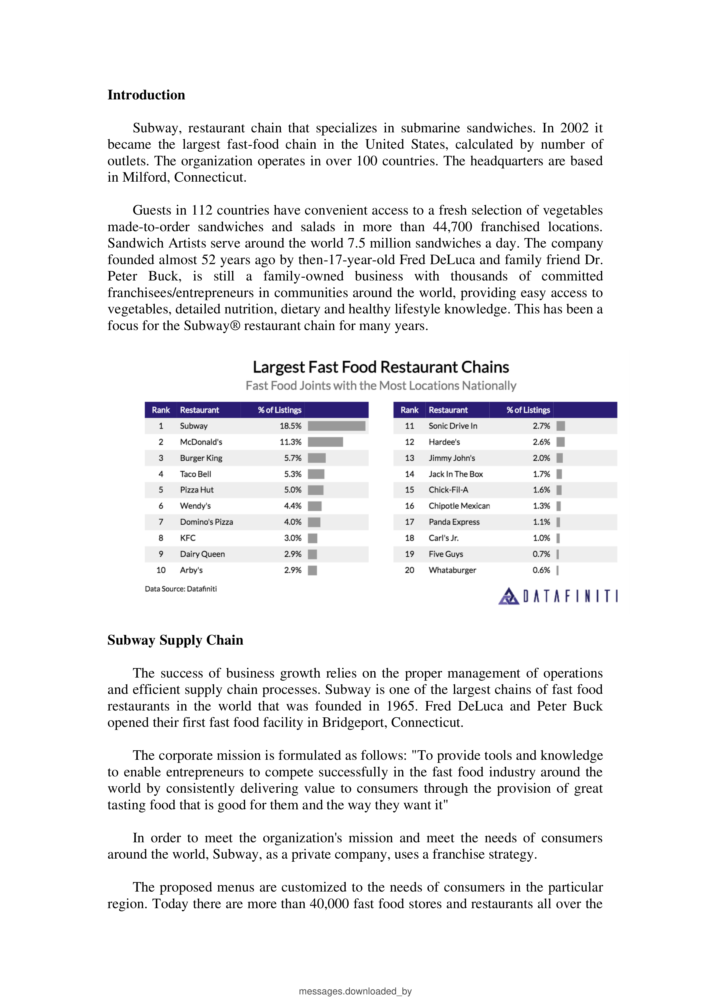 Subway Case Study — page 3