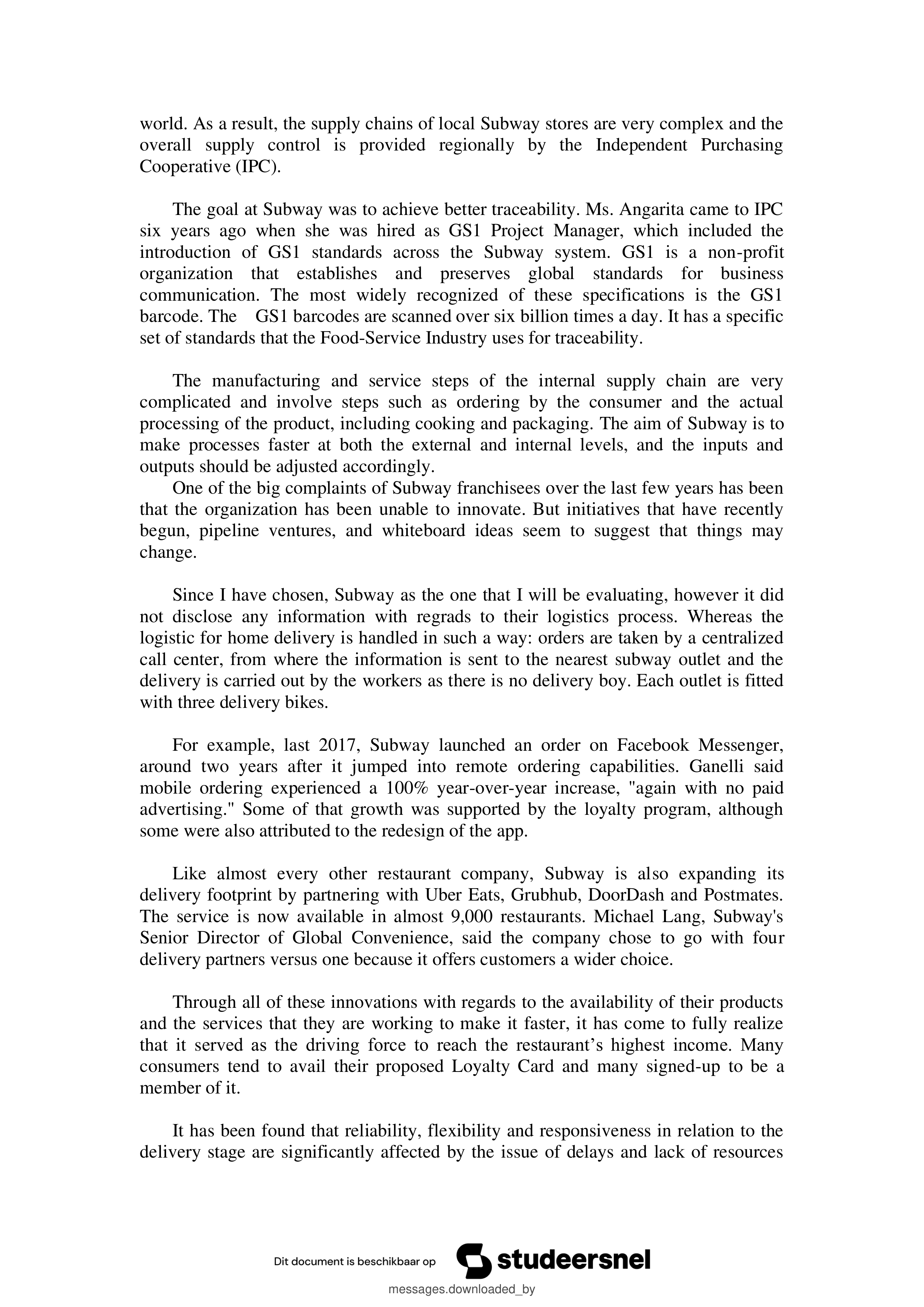 Subway Case Study — page 4