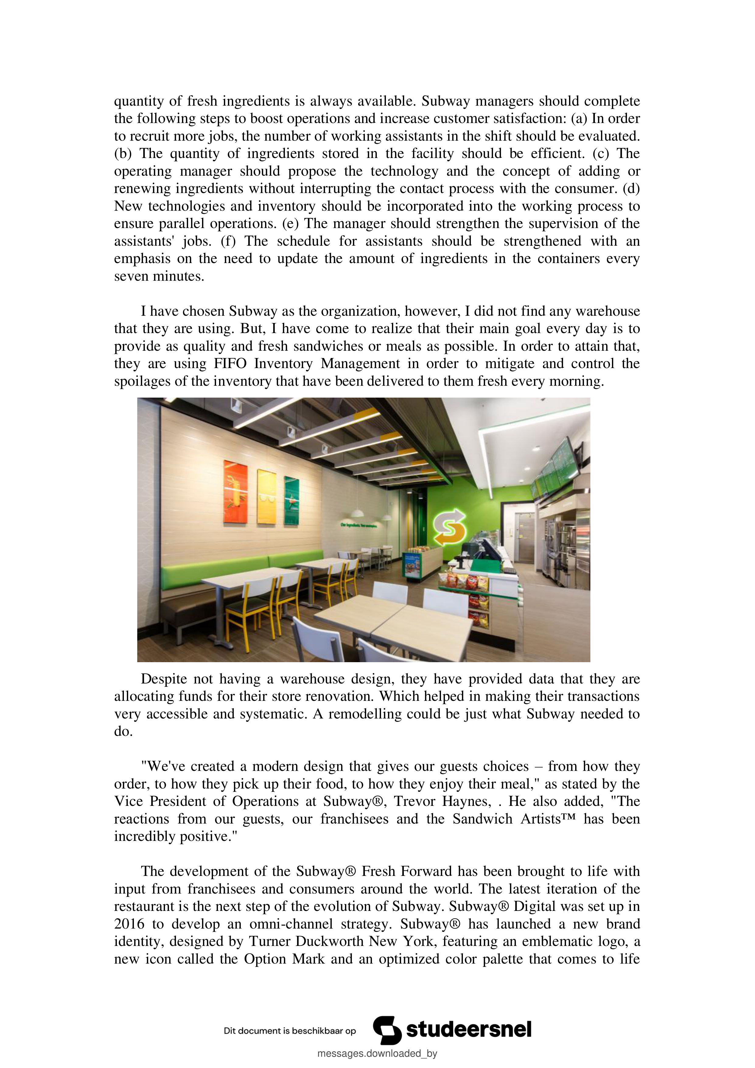 Subway Case Study — page 6