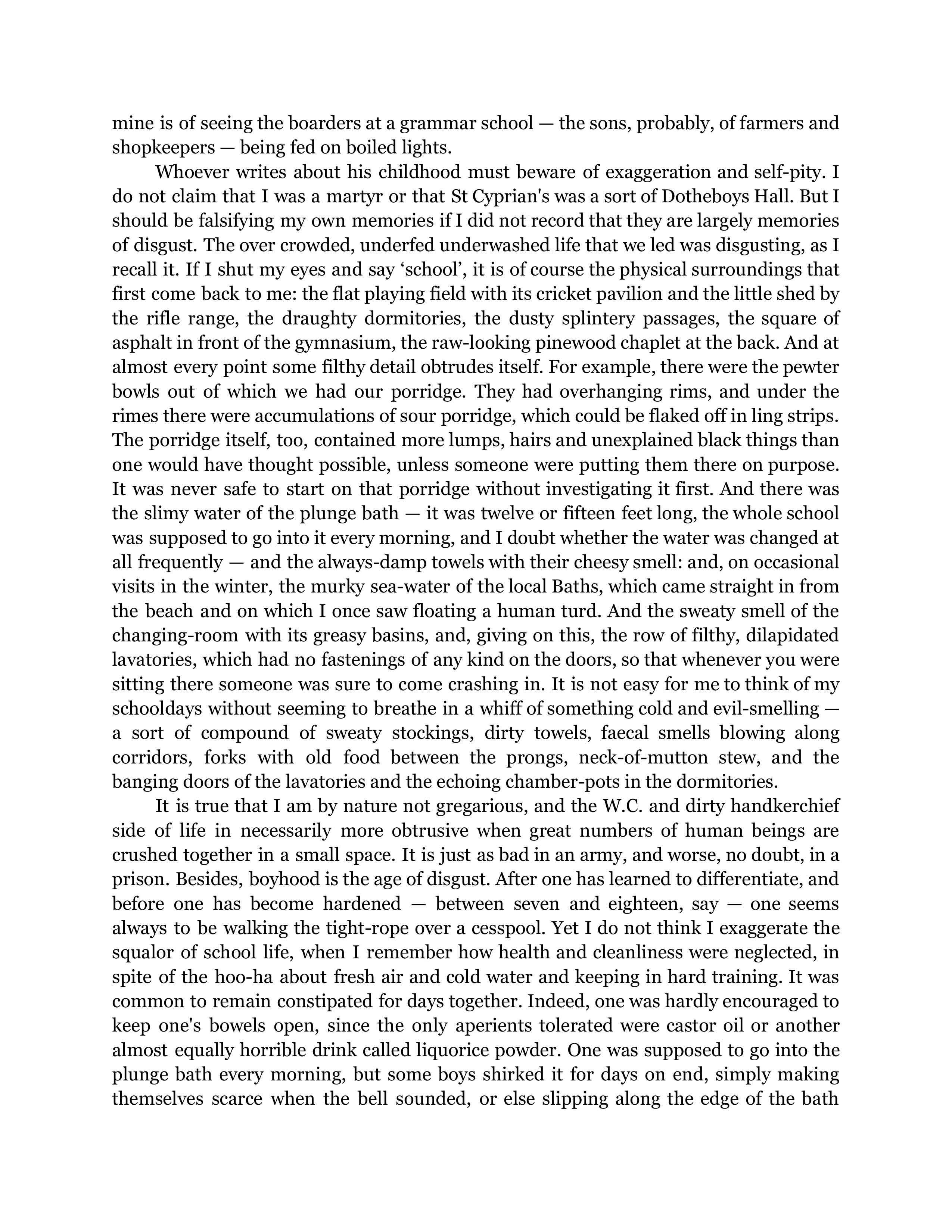 Such, Such Were The Joys Essay — page 14