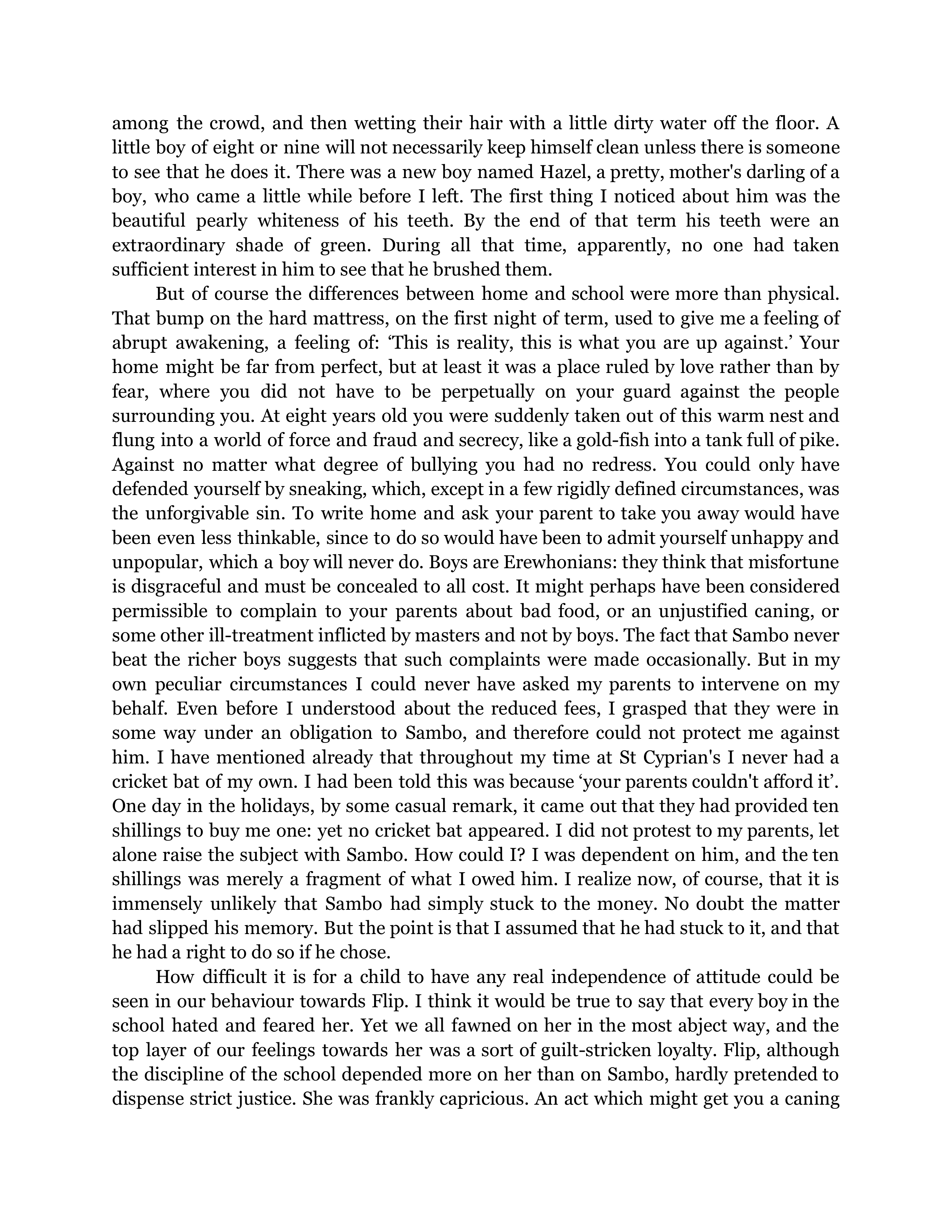 Such, Such Were The Joys Essay — page 15