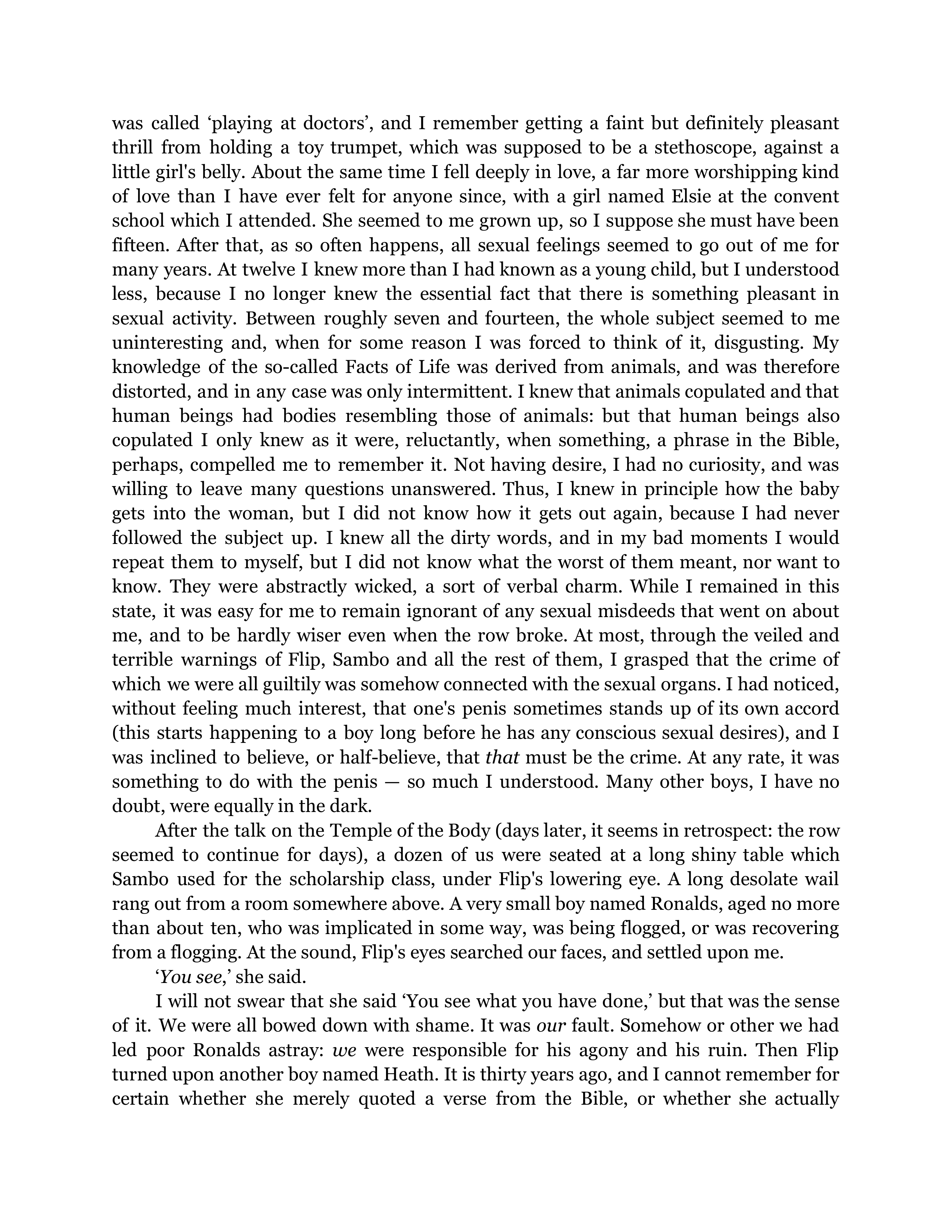 Such, Such Were The Joys Essay — page 18