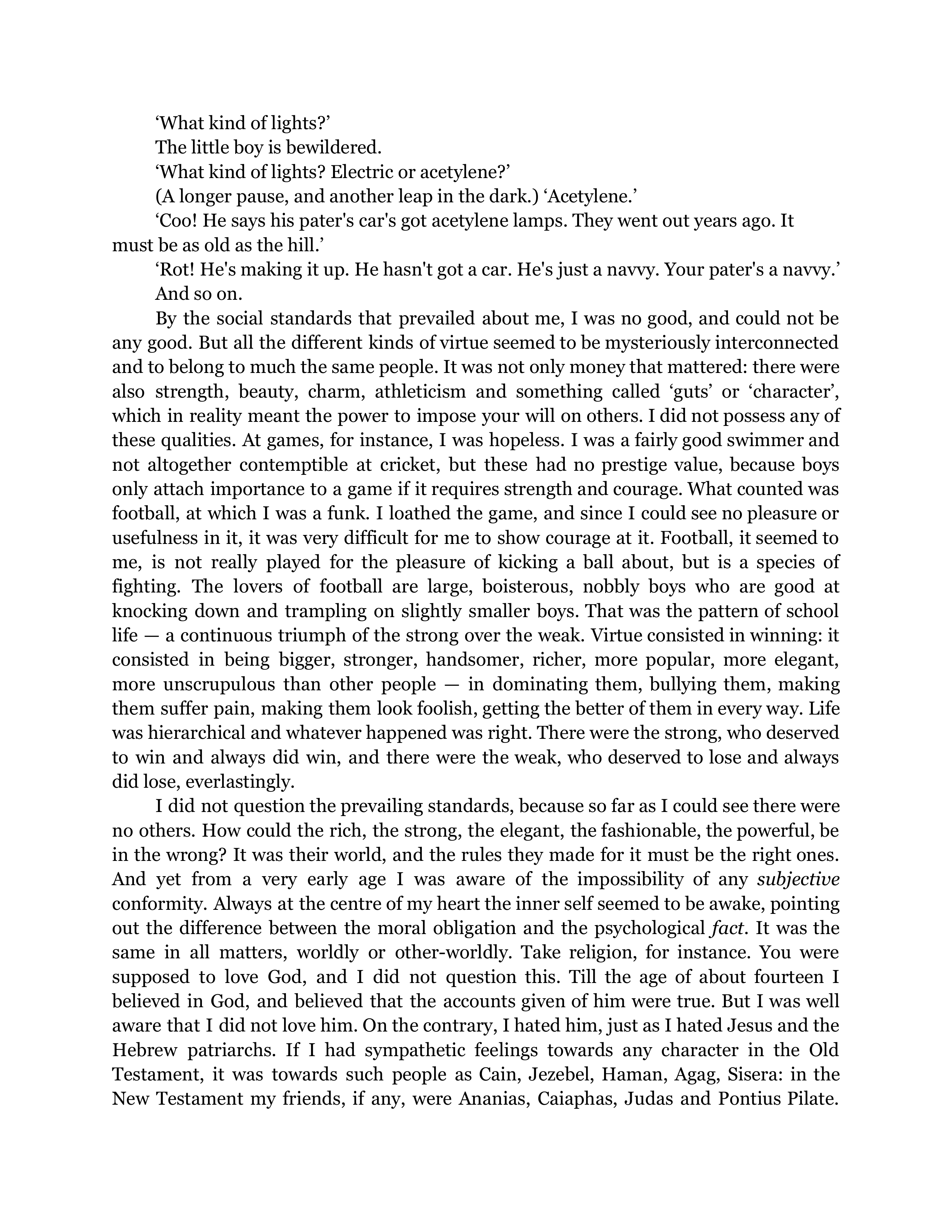 Such, Such Were The Joys Essay — page 23