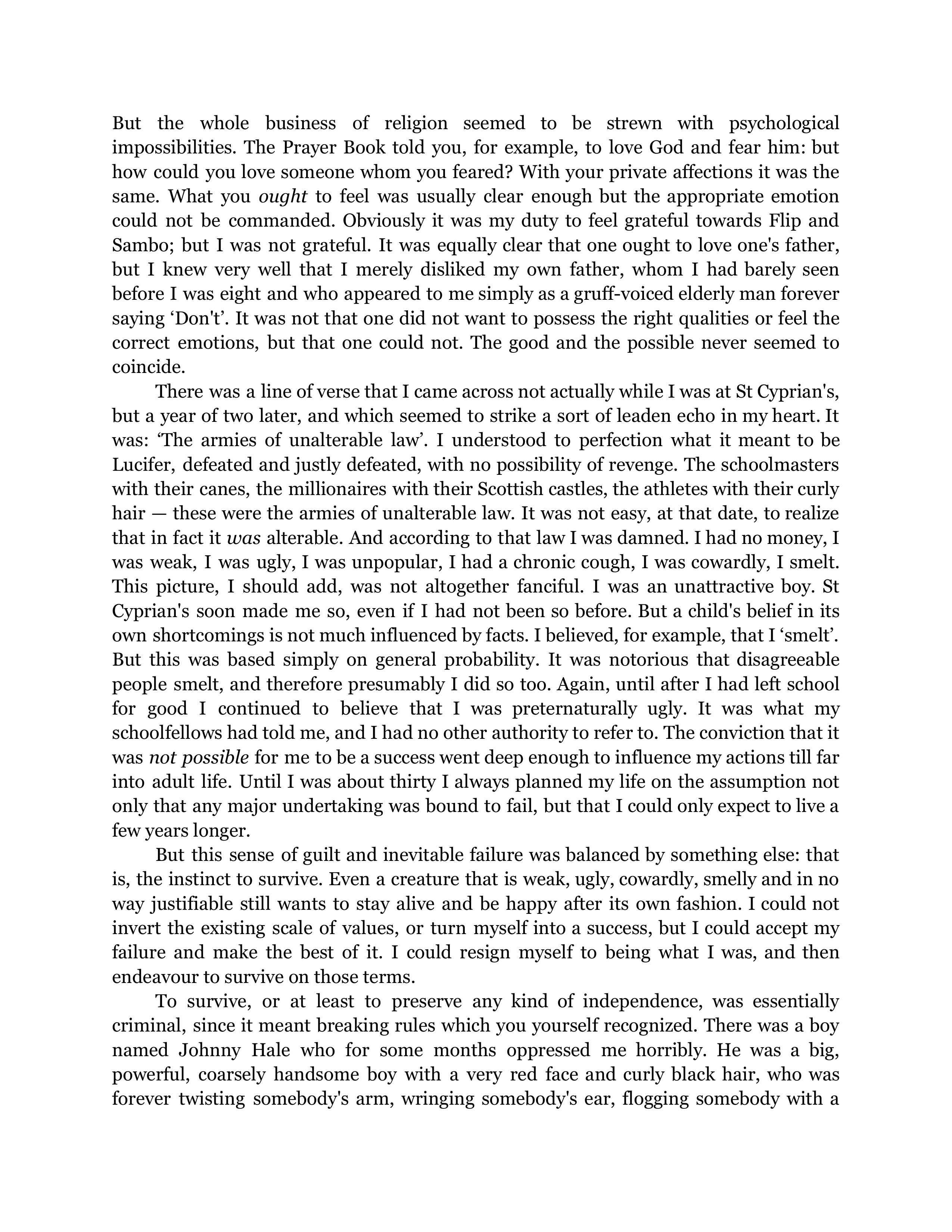 Such, Such Were The Joys Essay — page 24