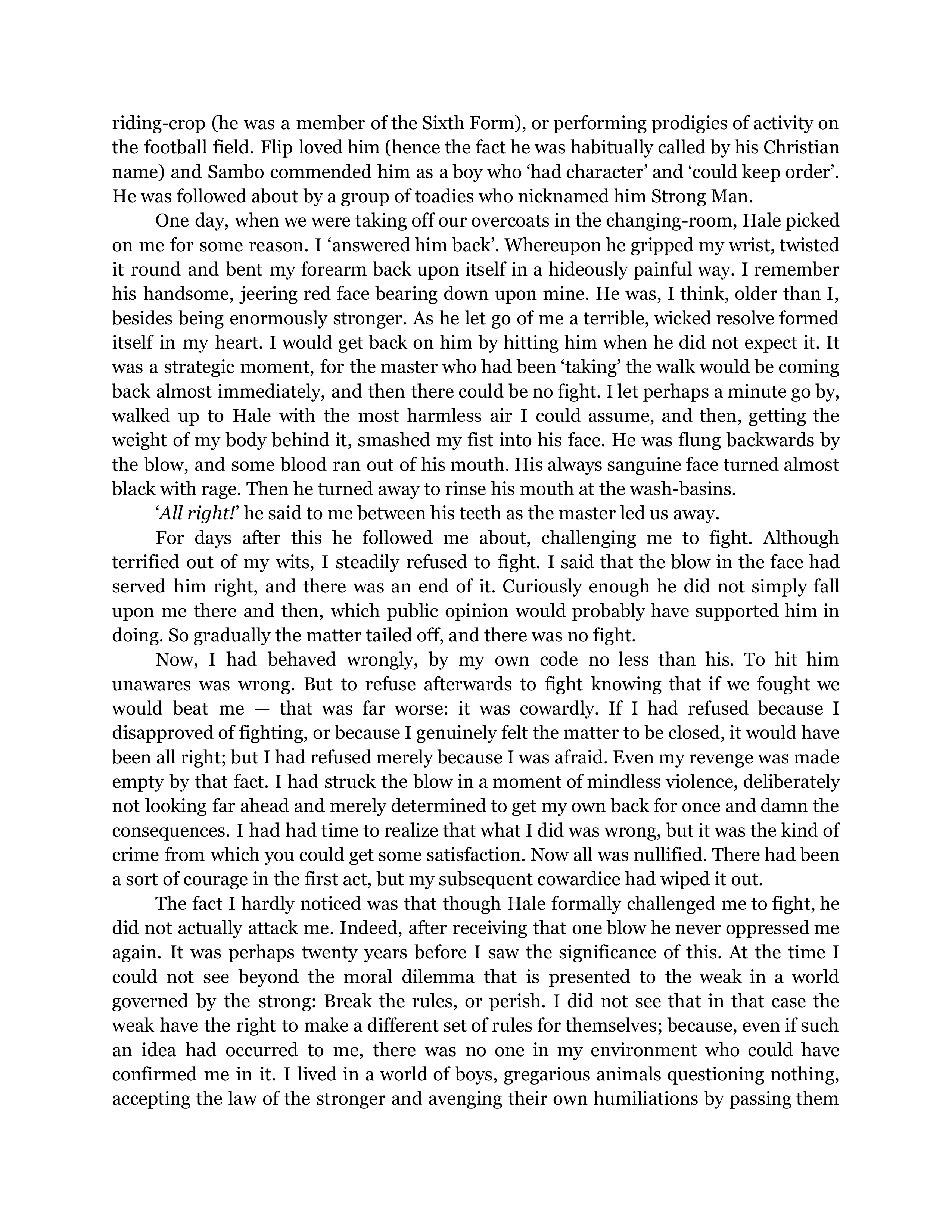Such, Such Were The Joys Essay — page 25