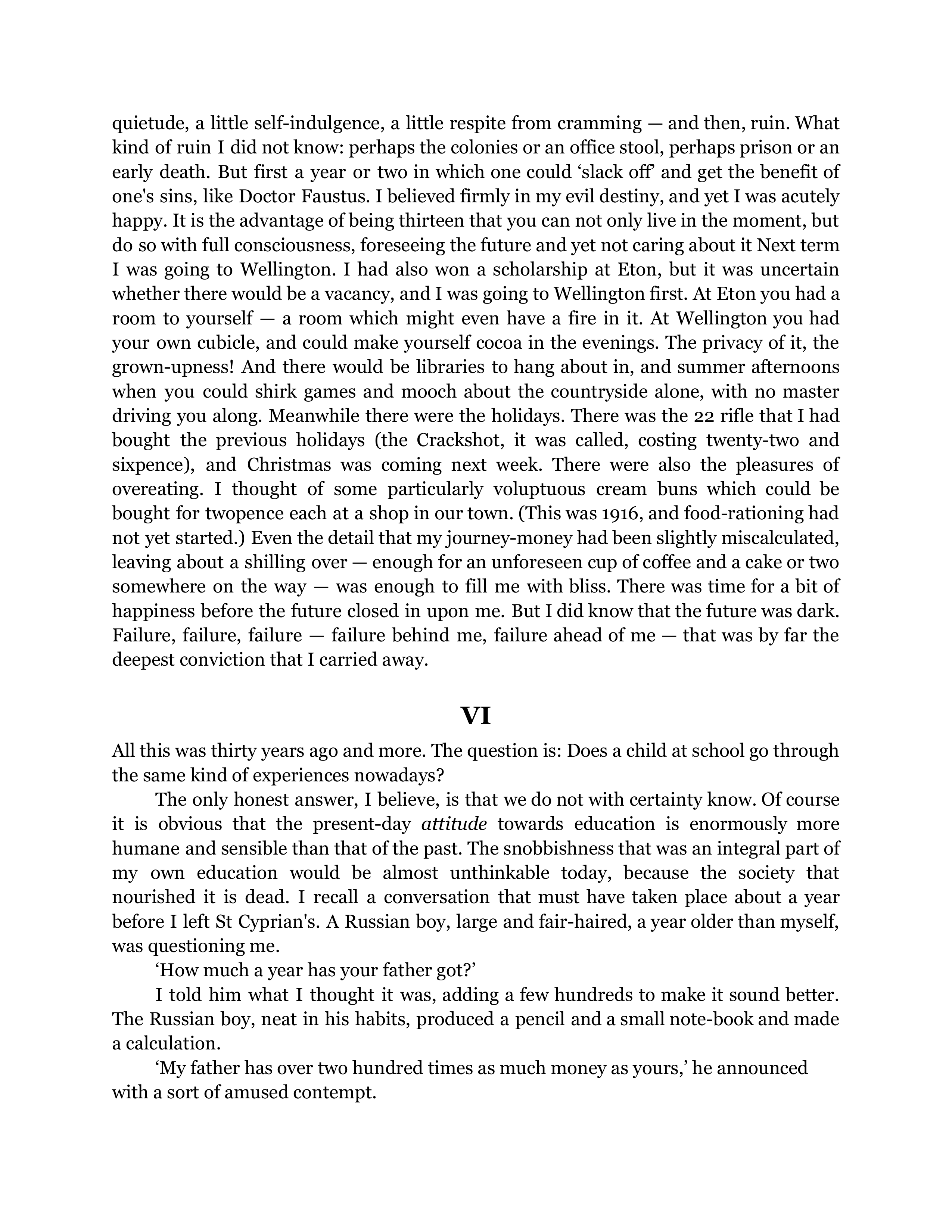 Such, Such Were The Joys Essay — page 27