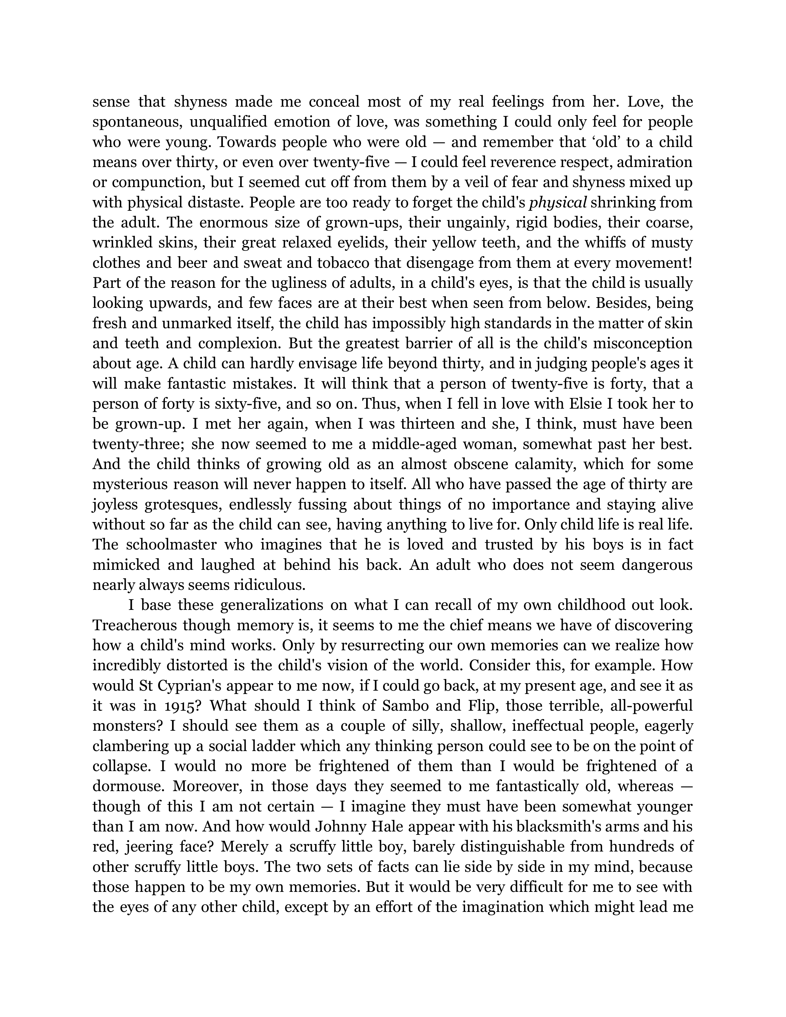 Such, Such Were The Joys Essay — page 29